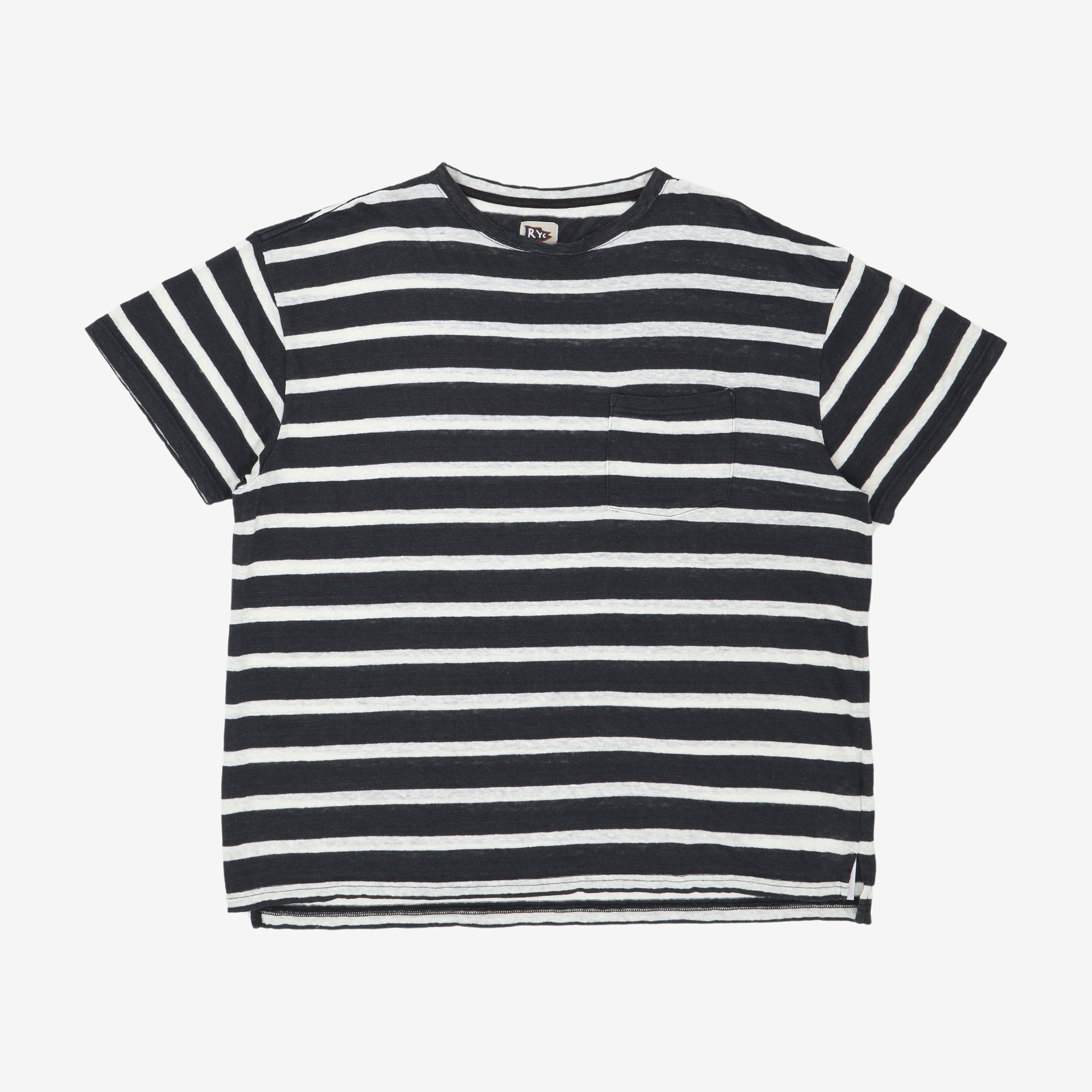 Yacht Club Linen Striped Tee