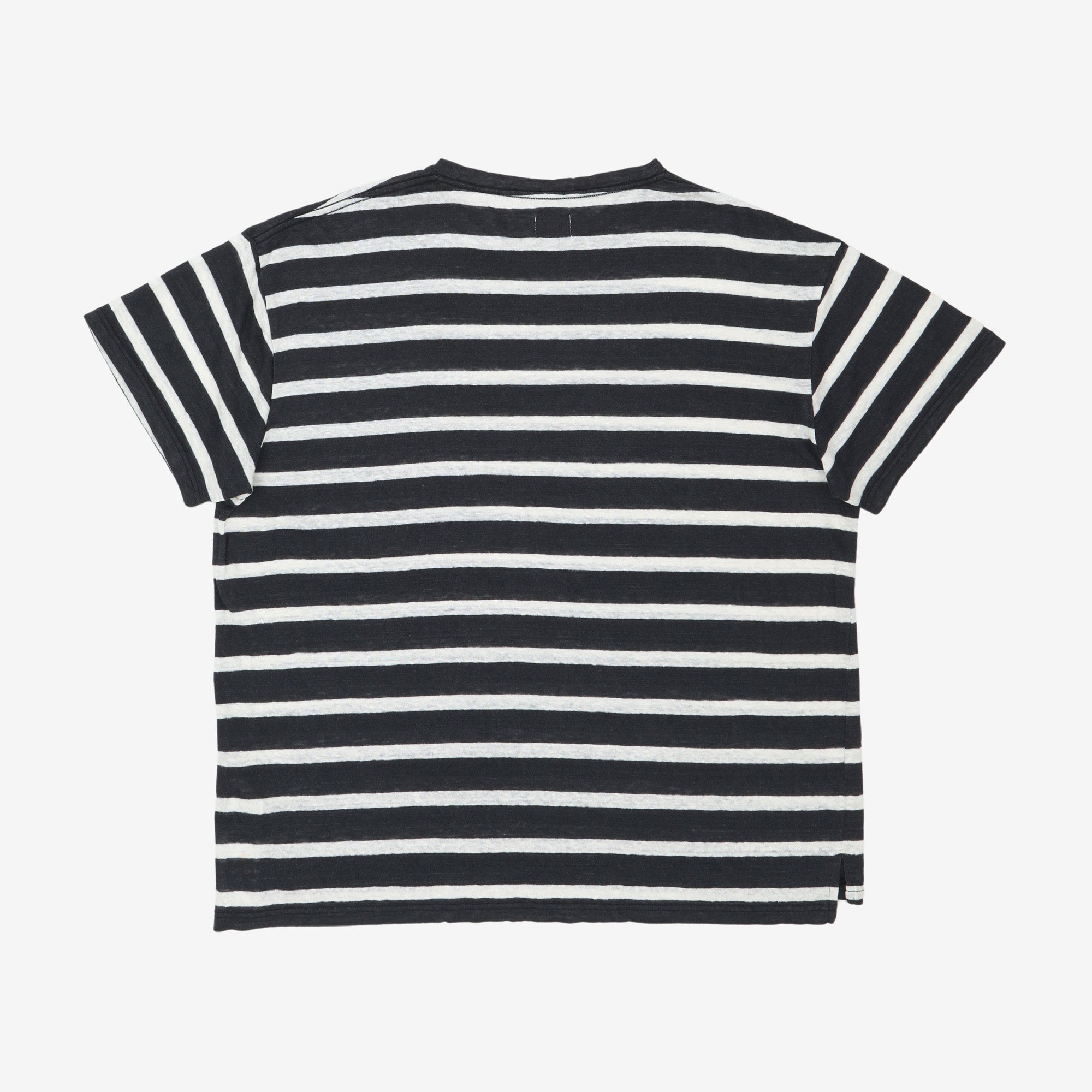 Yacht Club Linen Striped Tee