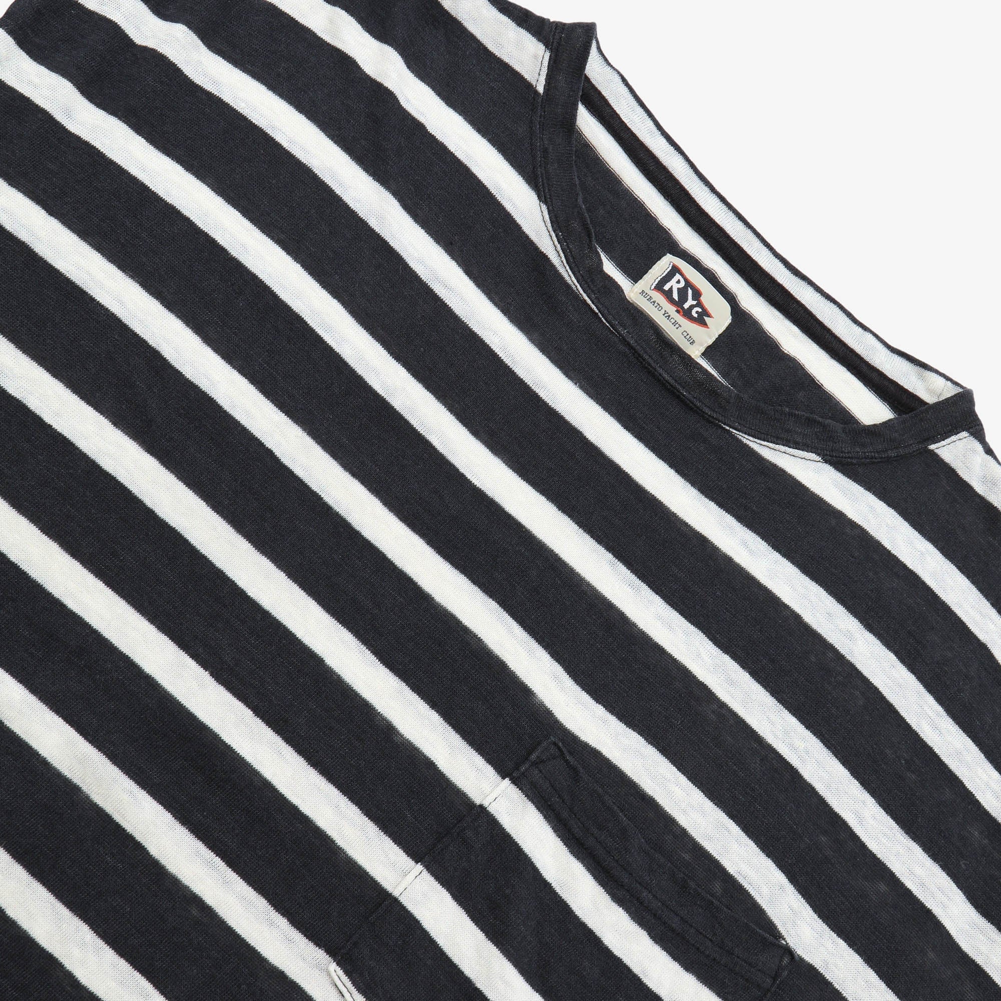 Yacht Club Linen Striped Tee