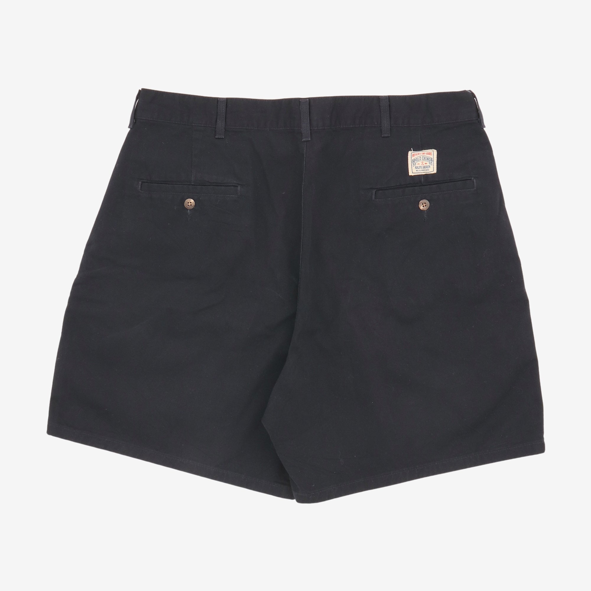 Double Pleated Chino Shorts (34W)