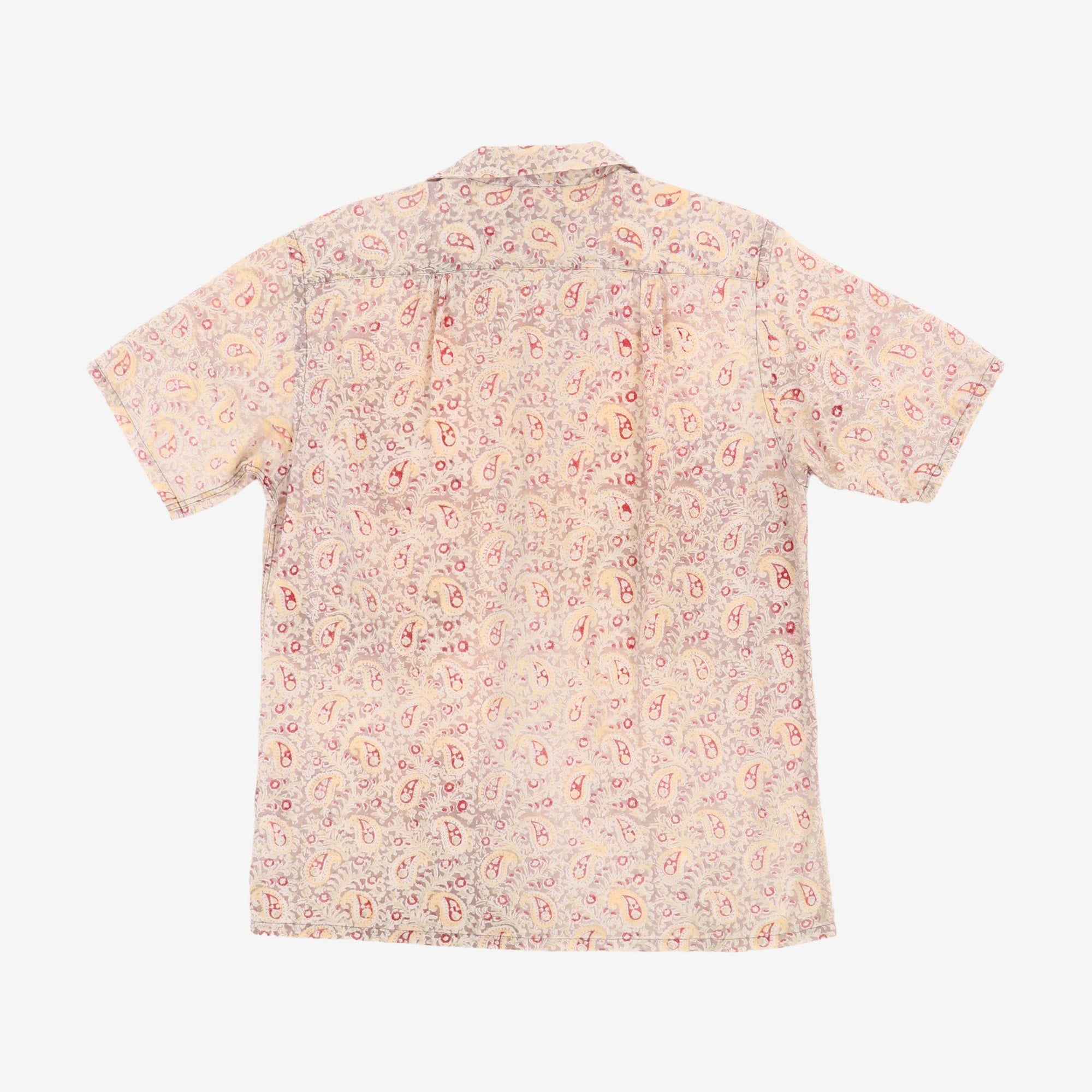 Paisley Open Collar Shirt