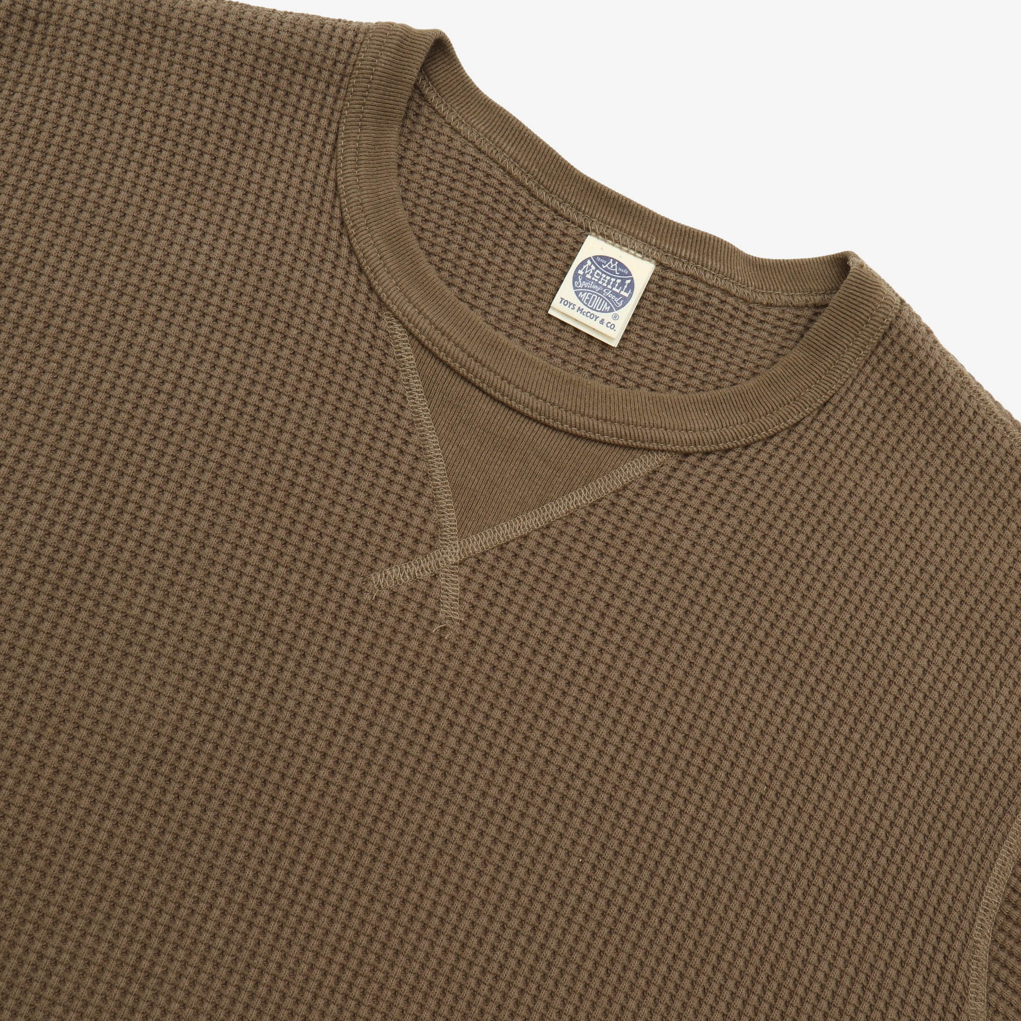 Big Waffle Thermal Sweatshirt