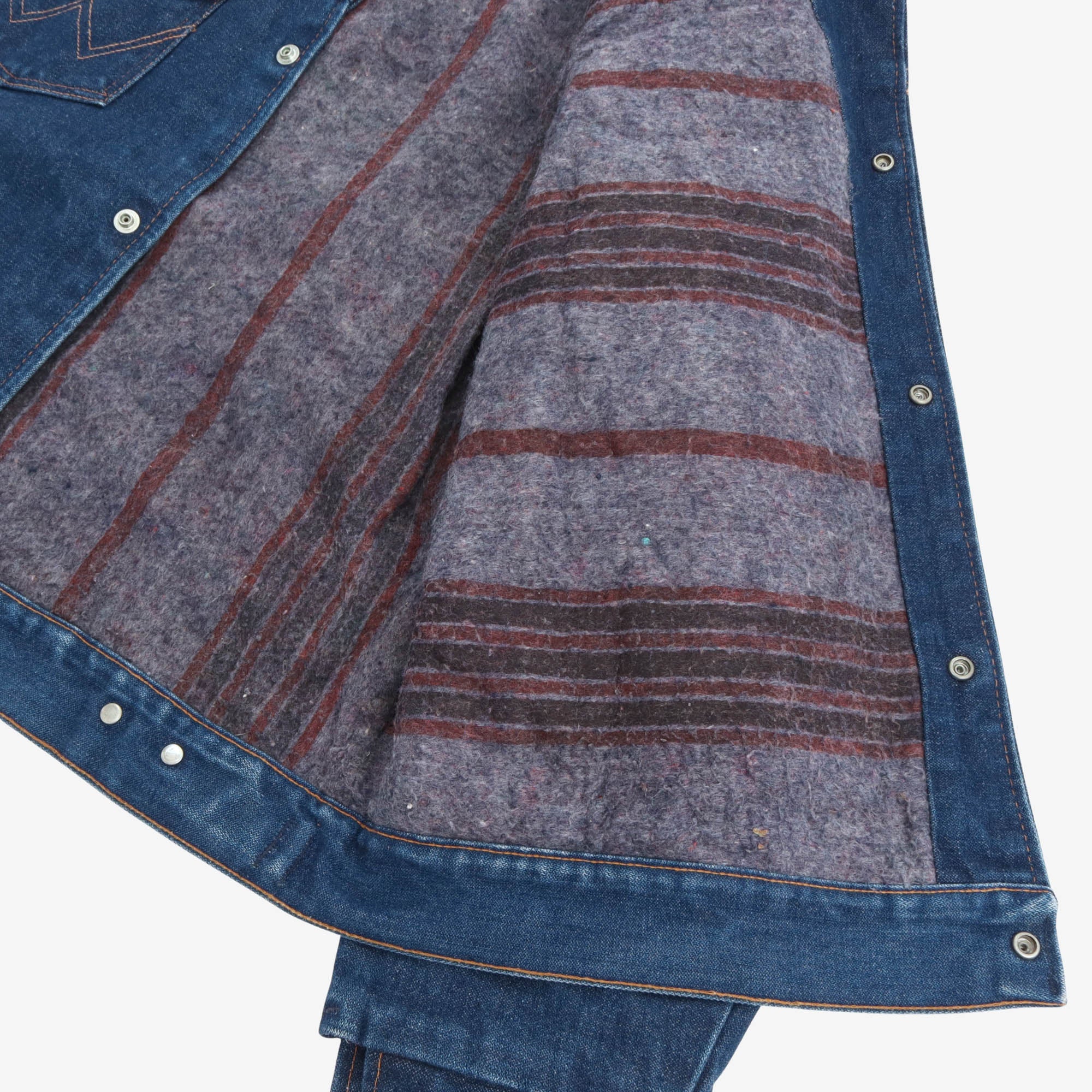 Vintage 80s Blanket Lined Denim Jacket (USA)