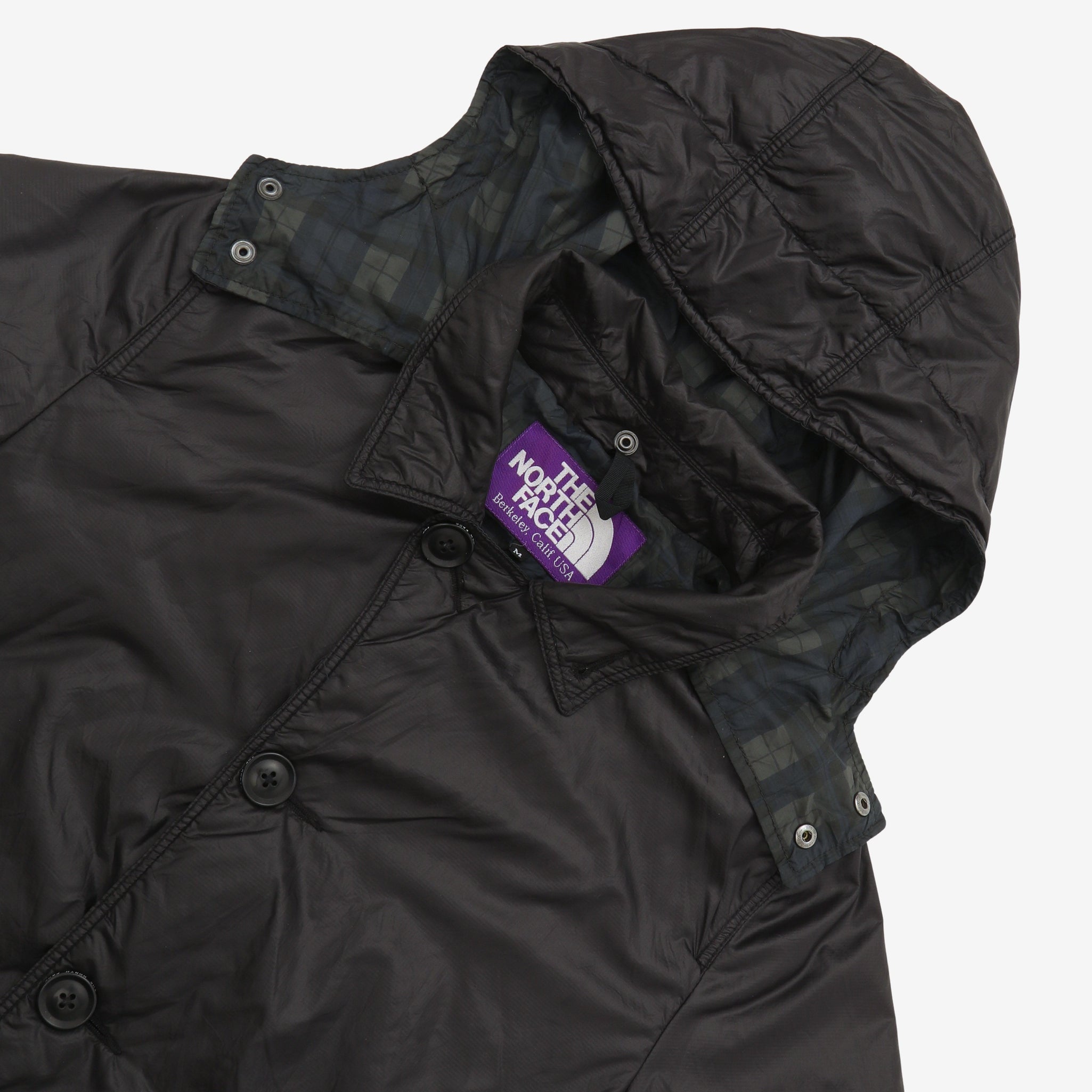 Purple Label Padded Overcoat + Detachable Hood
