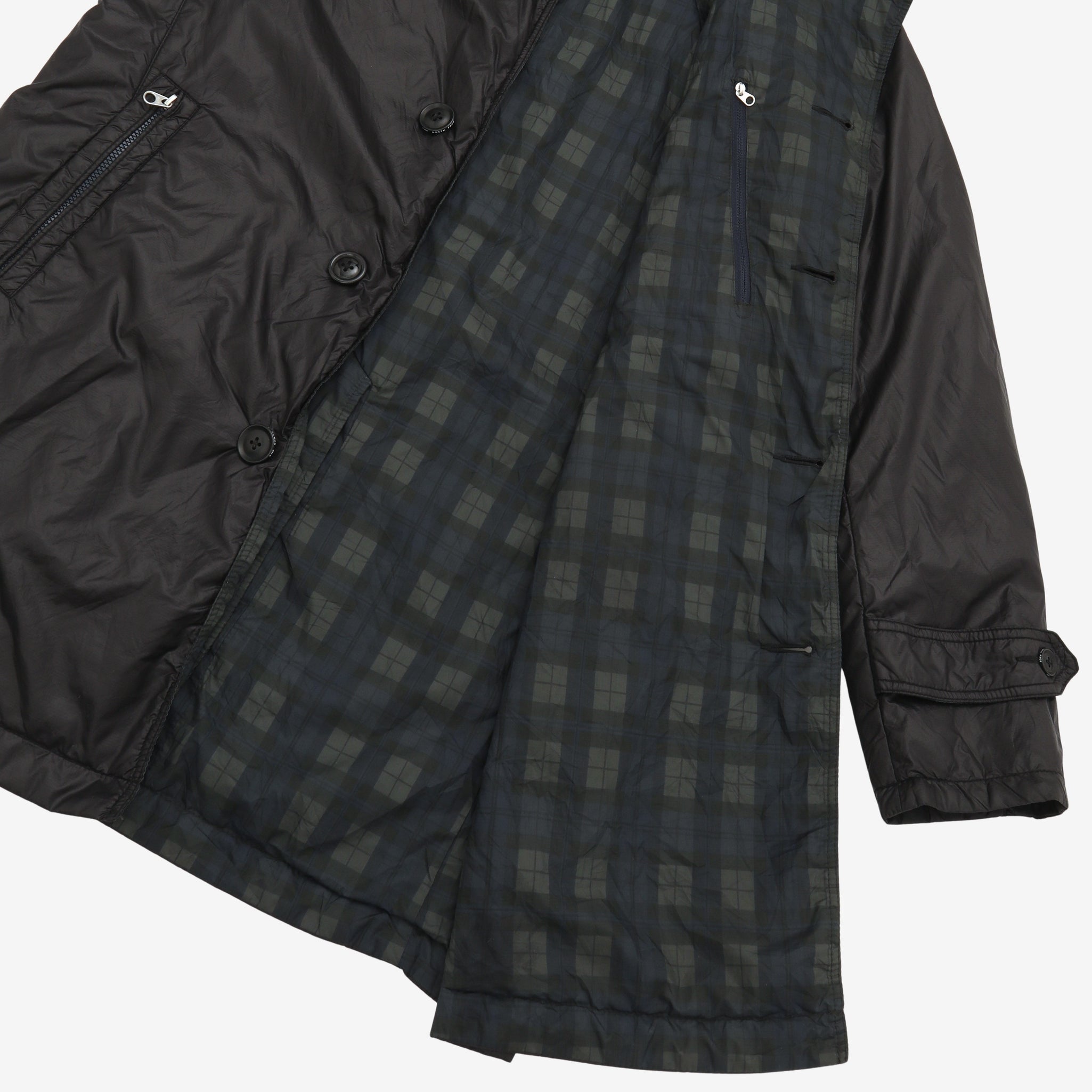 Purple Label Padded Overcoat + Detachable Hood