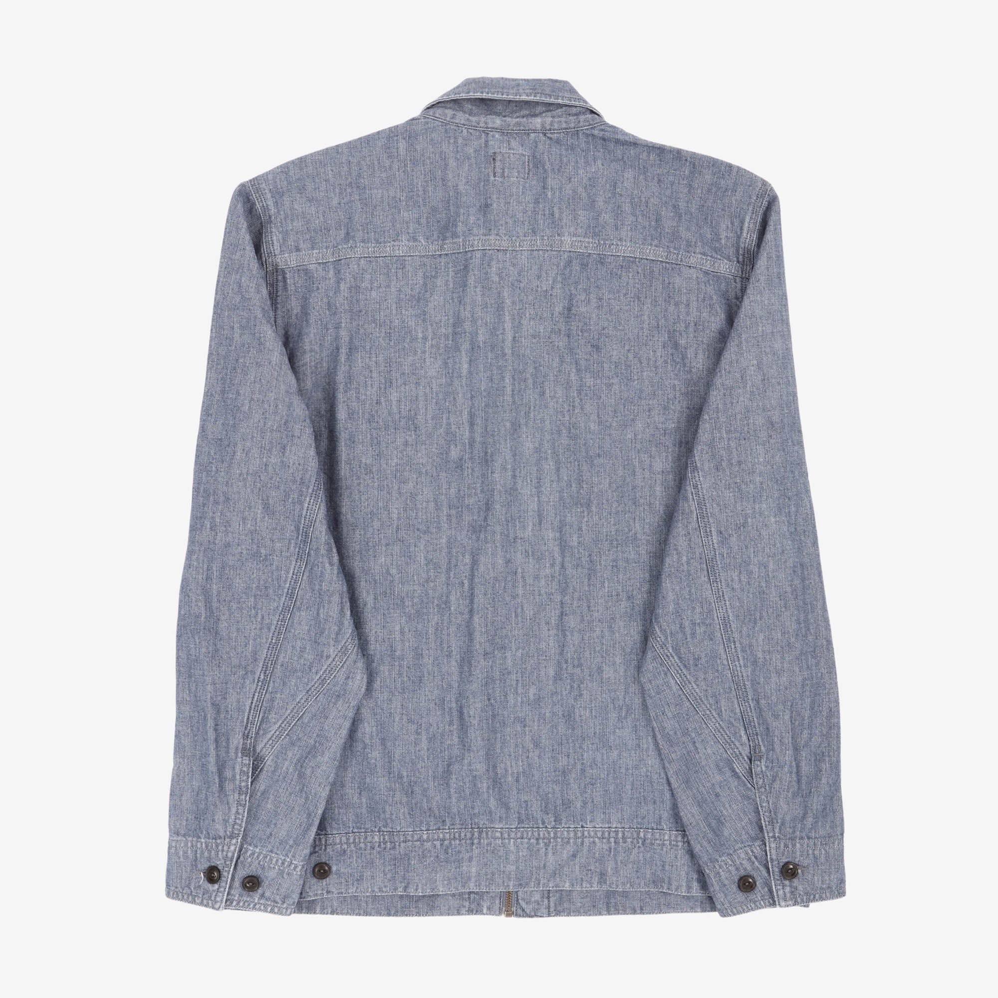 191J Chambray Zip Jacket