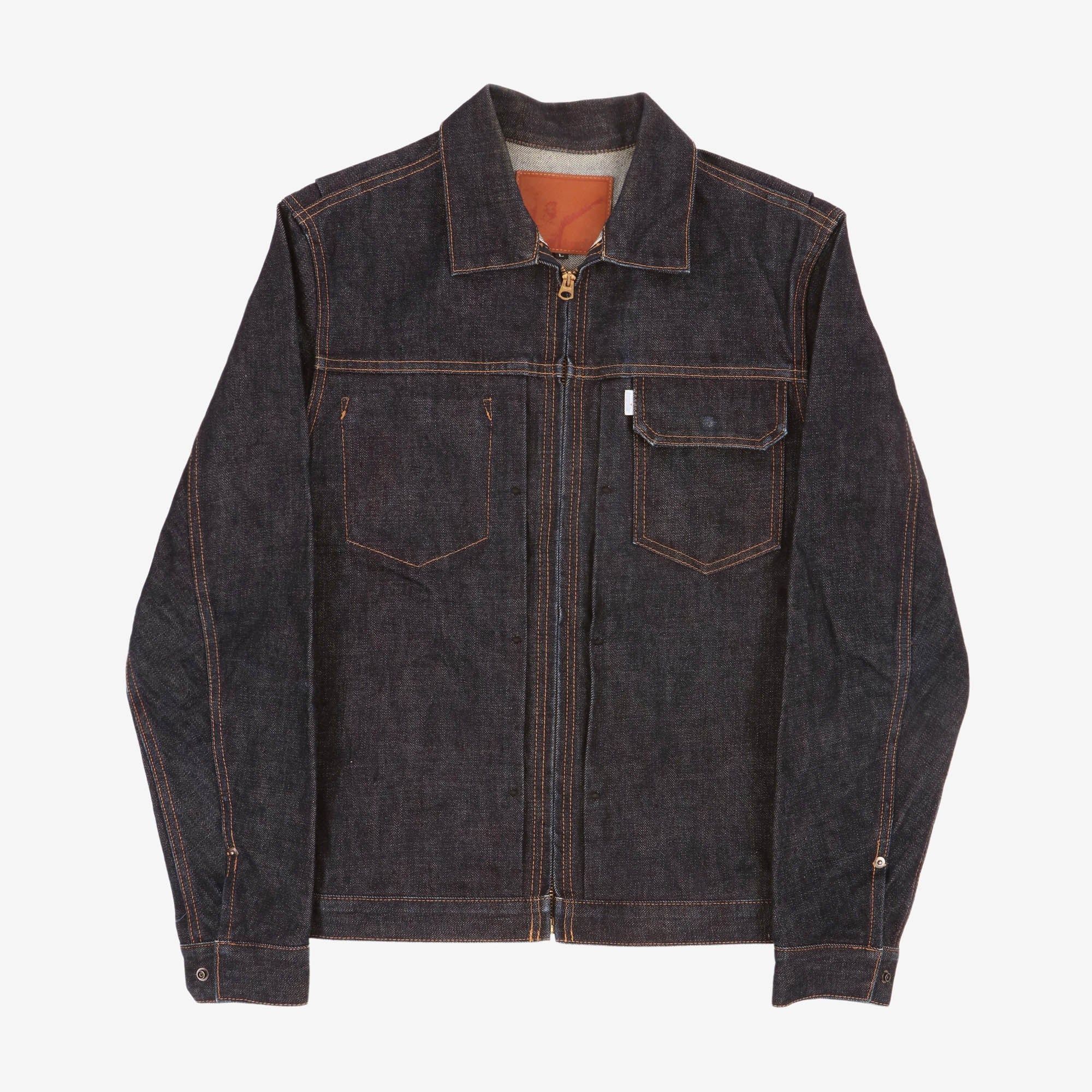 Raw Selvedge Zip Jacket