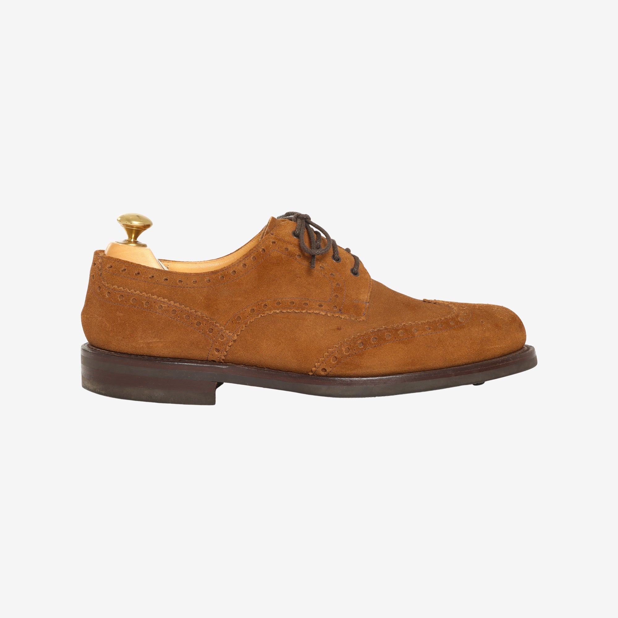 Suede Derby Brogues + Trees