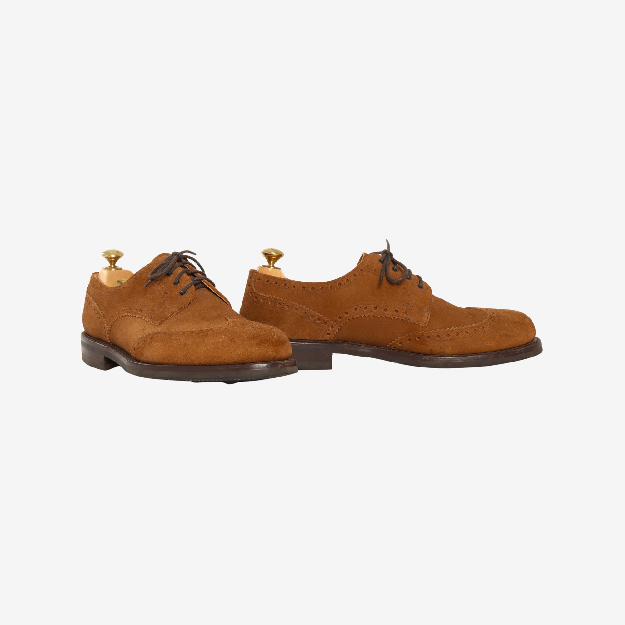 Suede Derby Brogues + Trees
