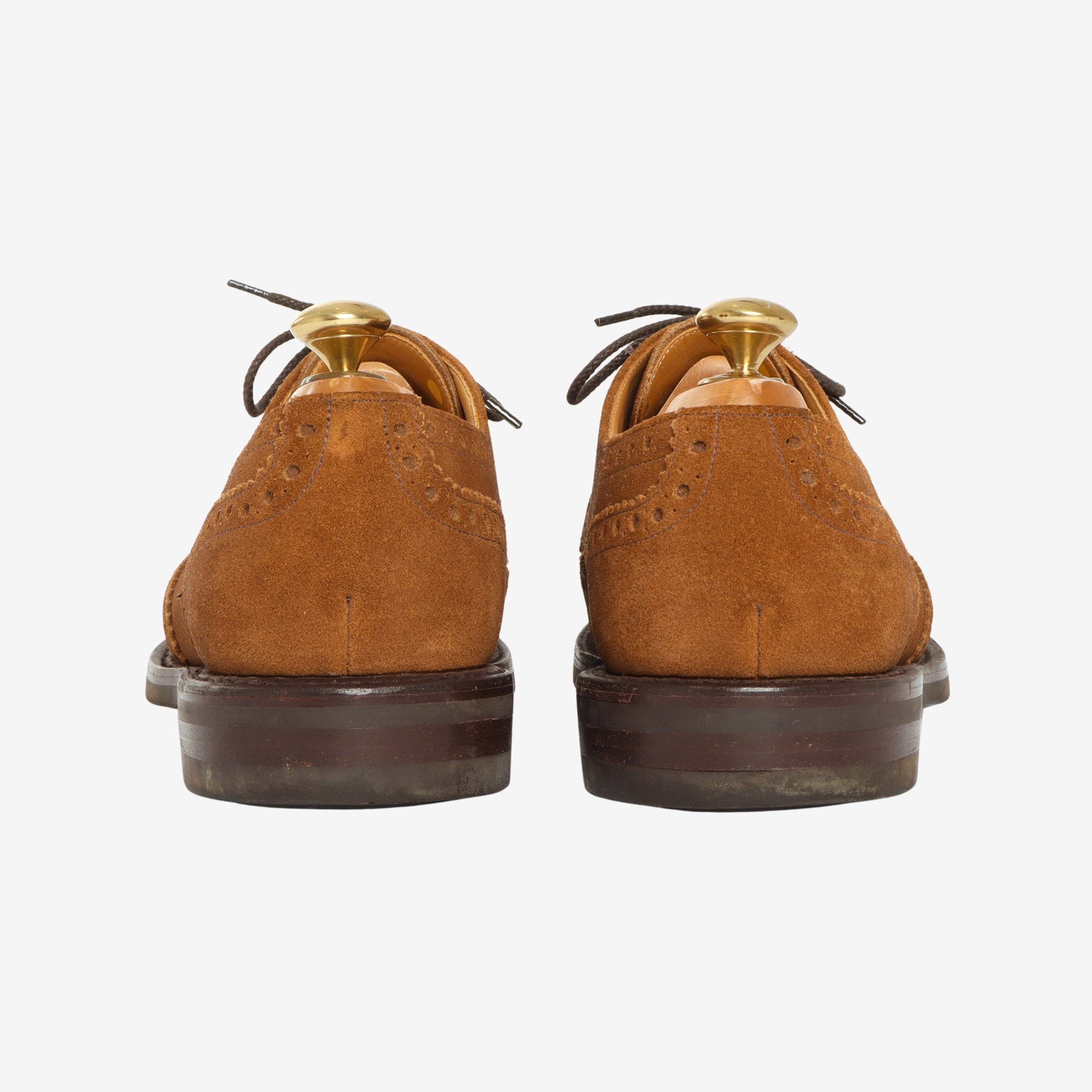 Suede Derby Brogues + Trees