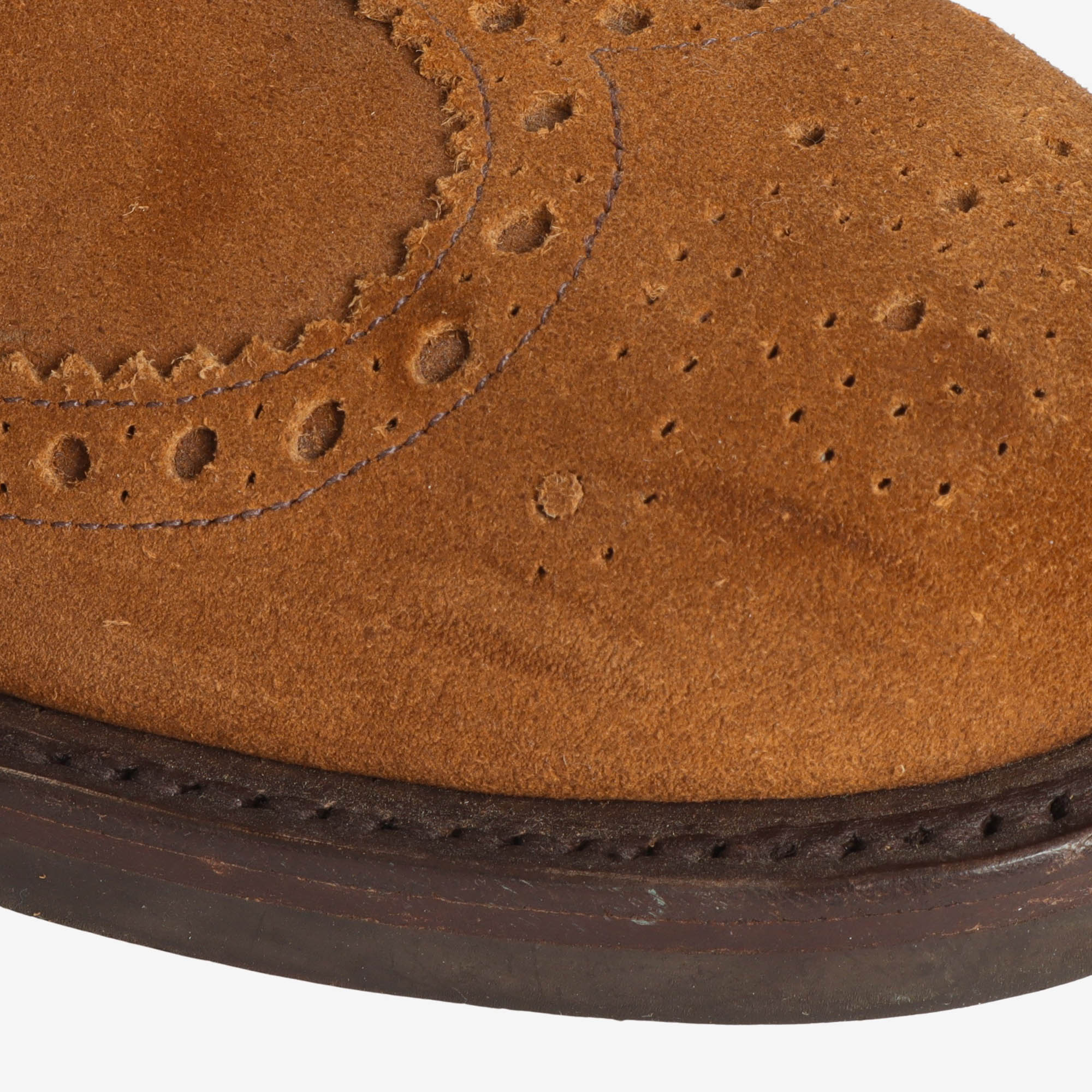 Suede Derby Brogues + Trees