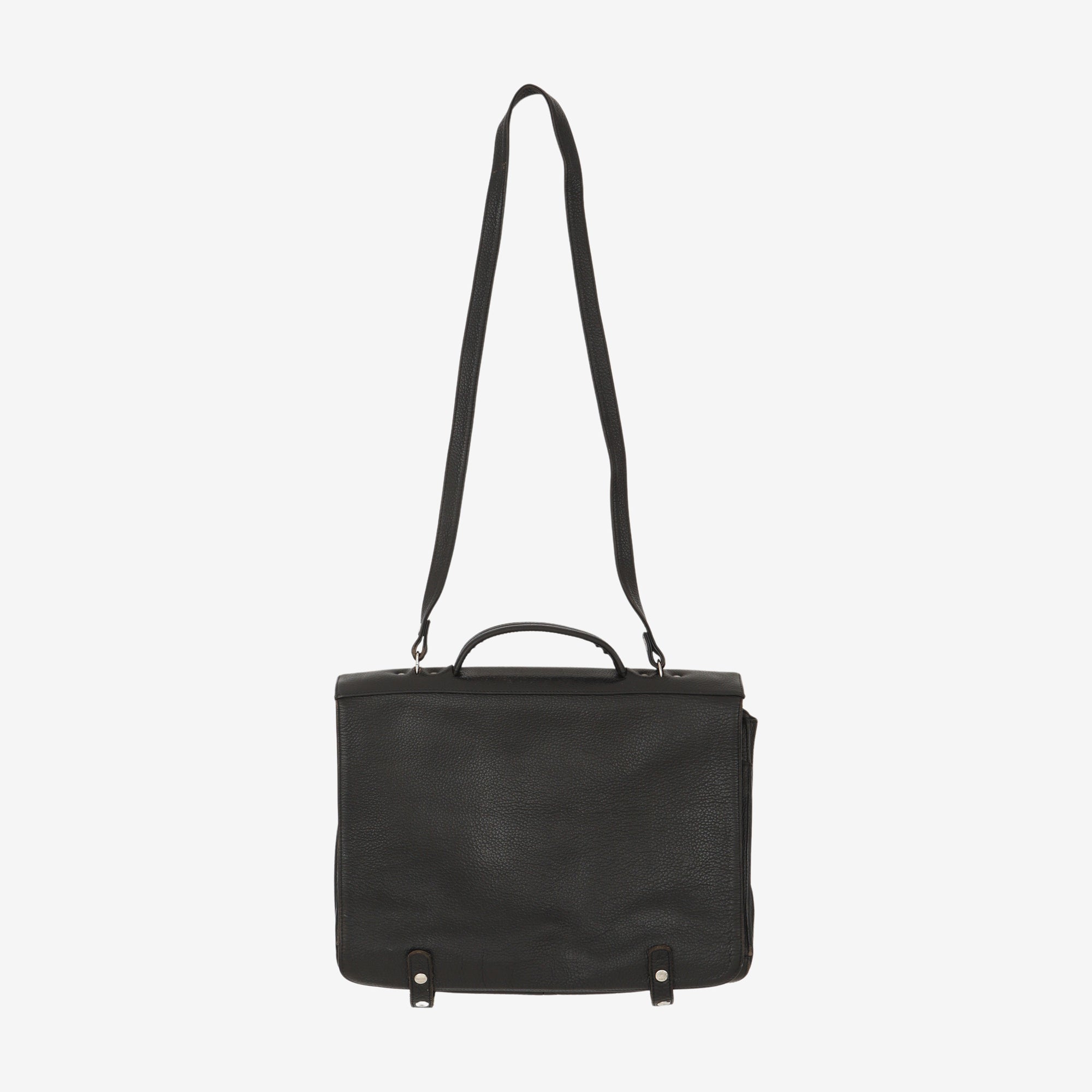 Grain Leather Briefcase + Strap