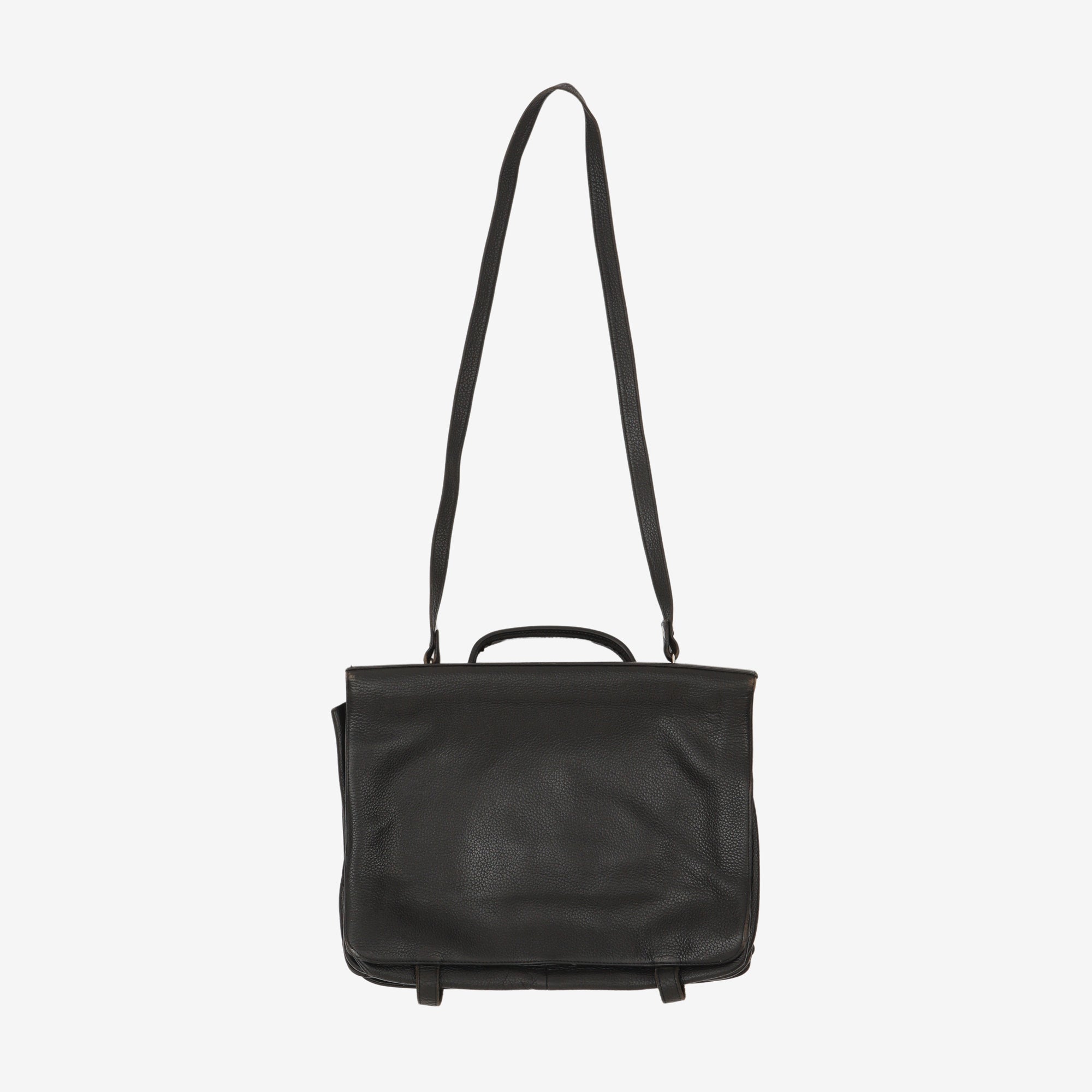 Grain Leather Briefcase + Strap