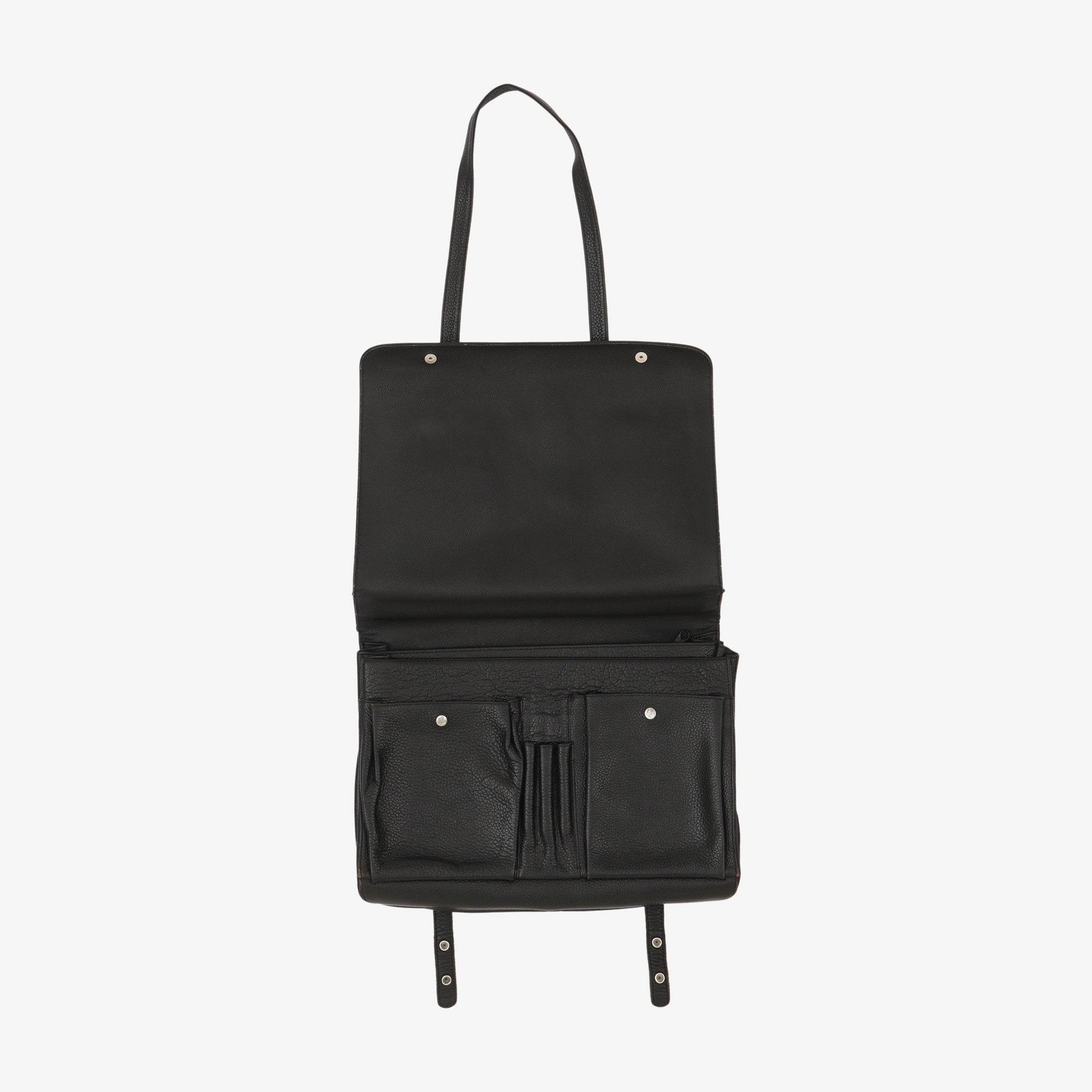 Grain Leather Briefcase + Strap