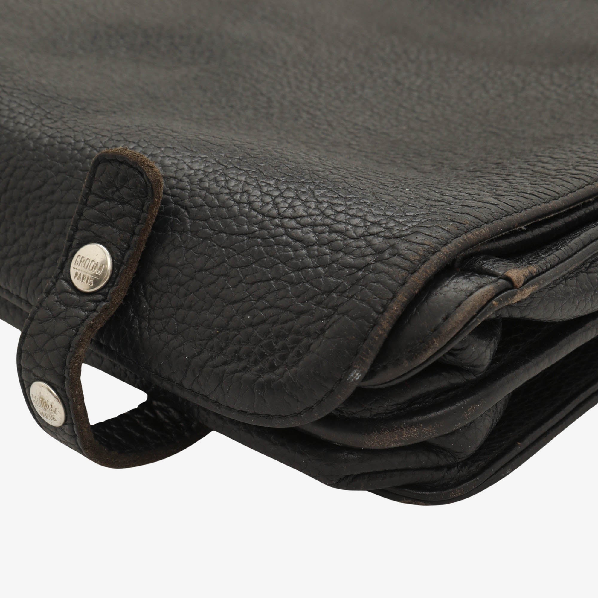 Grain Leather Briefcase + Strap