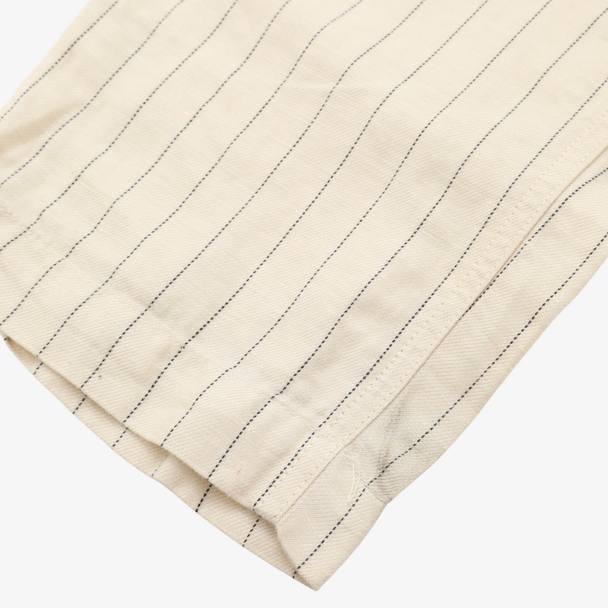 Linen Blend Pinstripe Easy Pants
