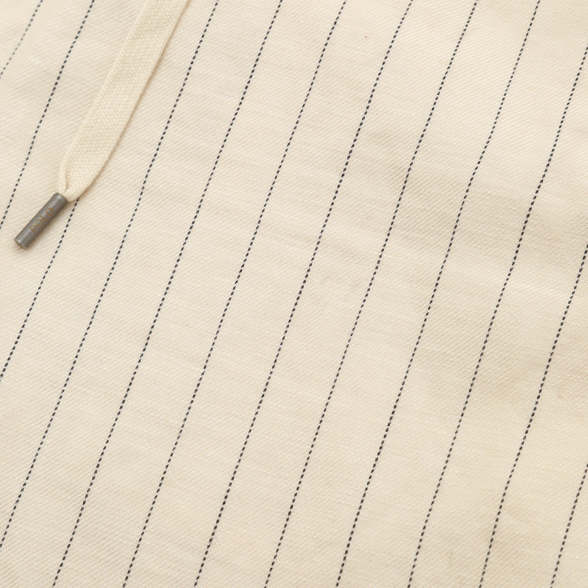 Linen Blend Pinstripe Easy Pants