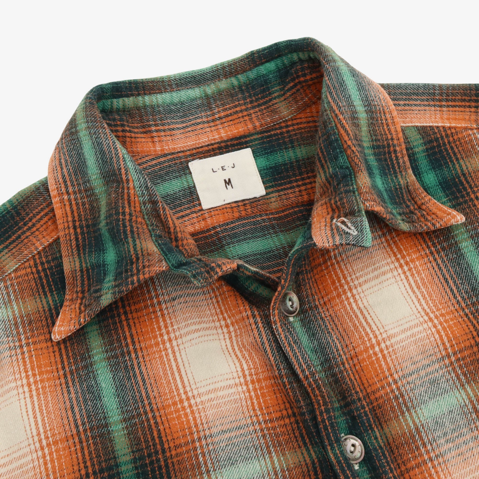 Ombre Plaid Shirt