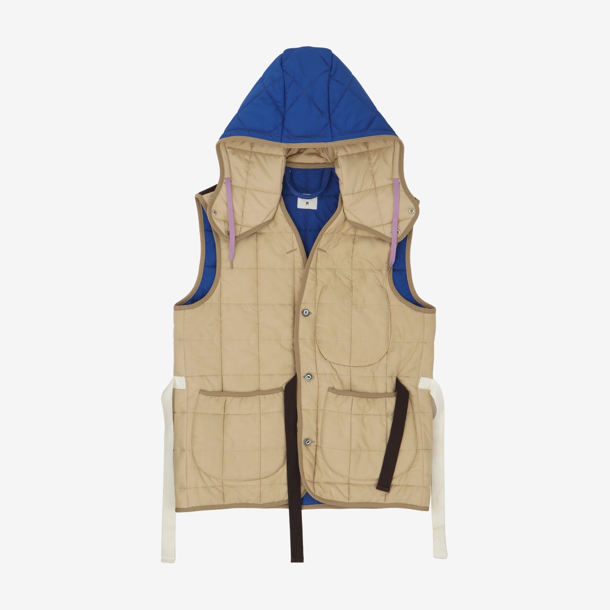 Modular Quilted Hooded Vest