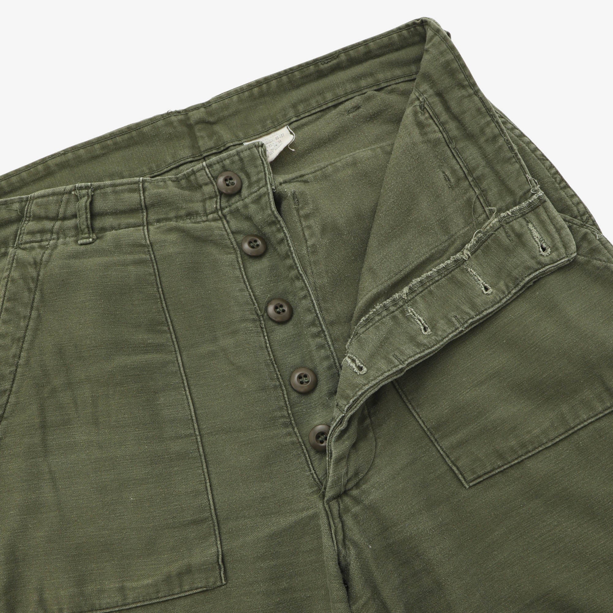 US Army OG-107 Fatigue Pants (31W X 28.5L)