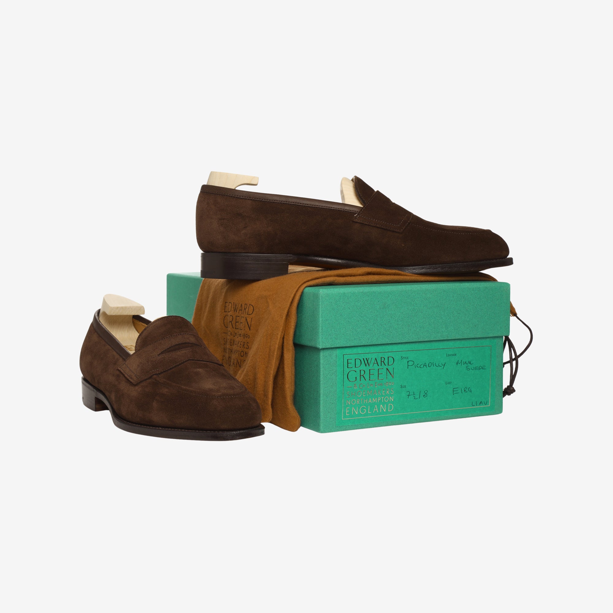 184 Suede Piccadilly Loafers + Trees