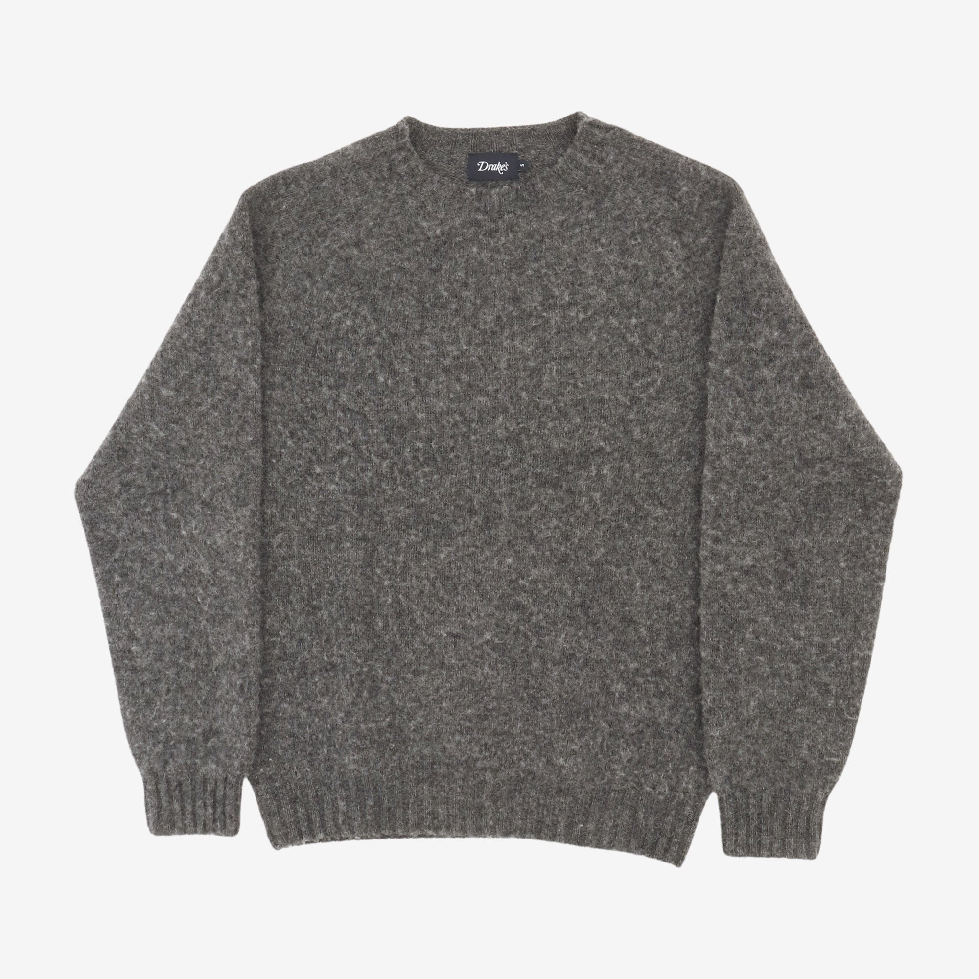 Brushed Shetland Crewneck Sweater