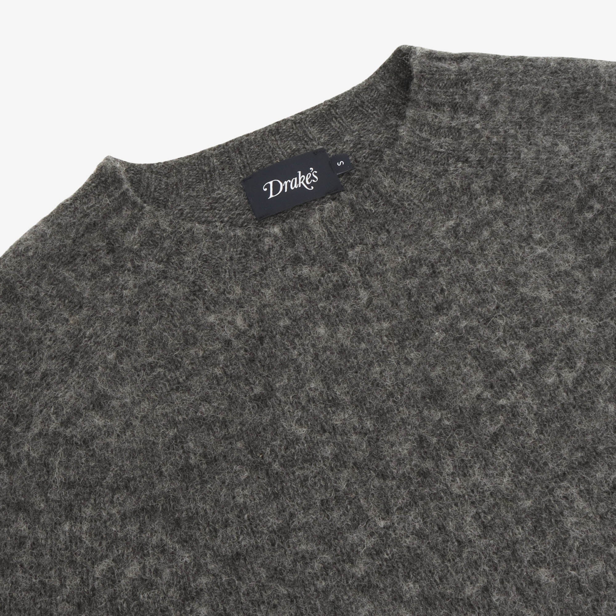 Brushed Shetland Crewneck Sweater