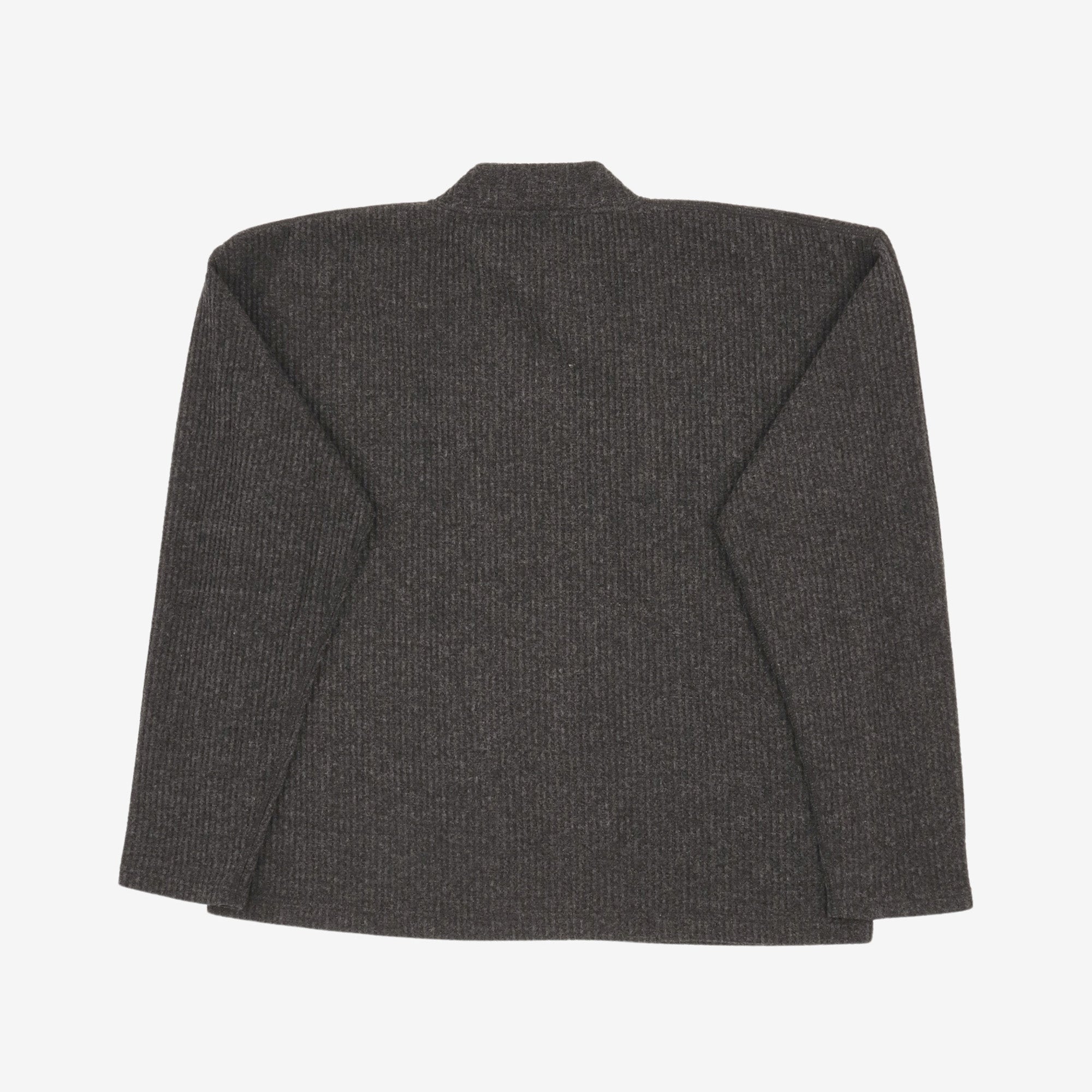 Waffle Knit Mockneck Sweater