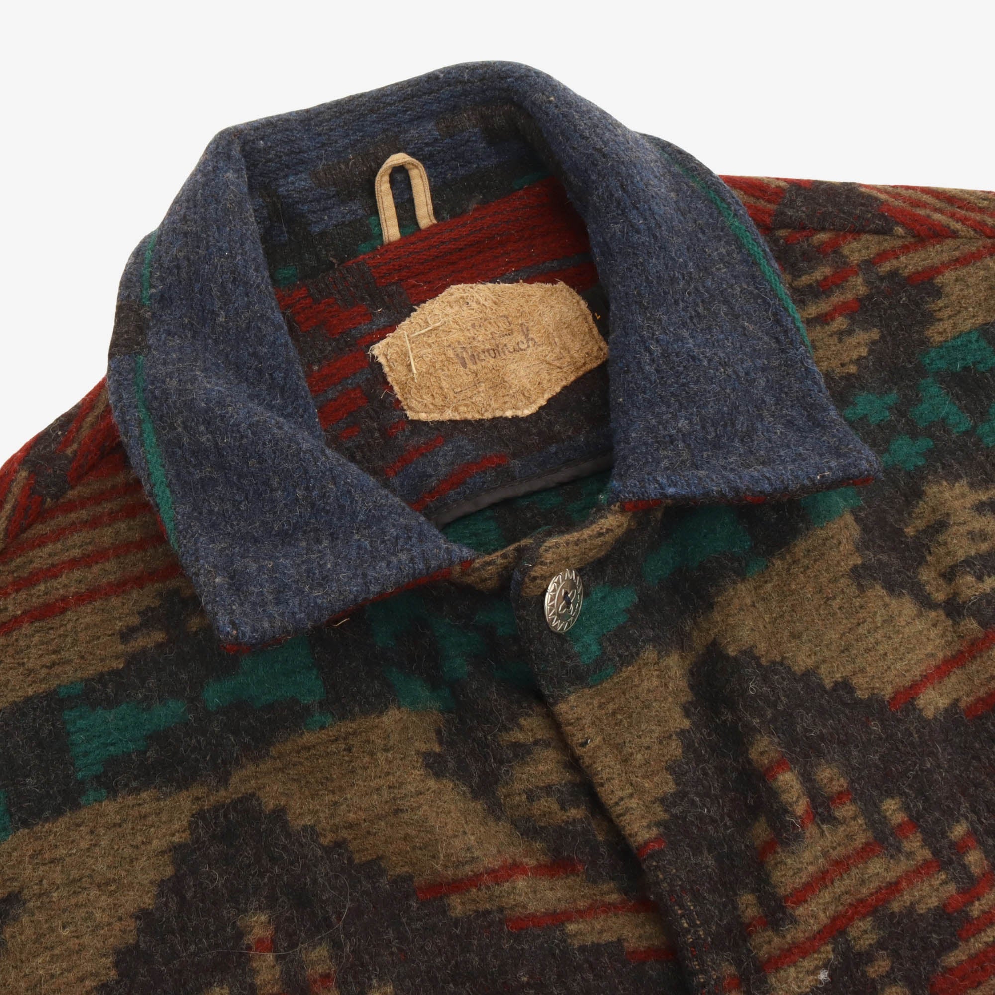 Vintage Aztec Heavy Wool Chore Jacket