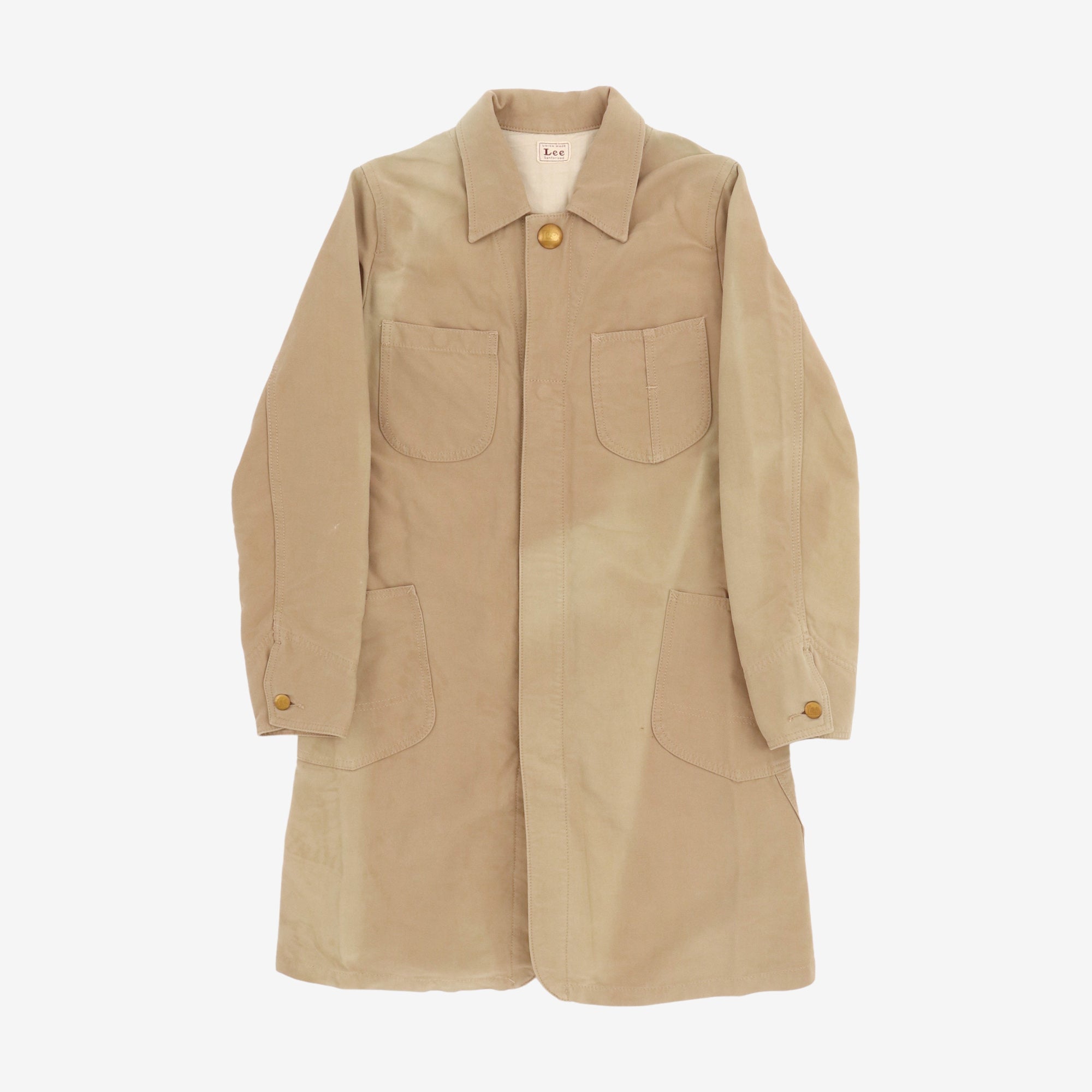 Vintage Back Satin Shop Coat