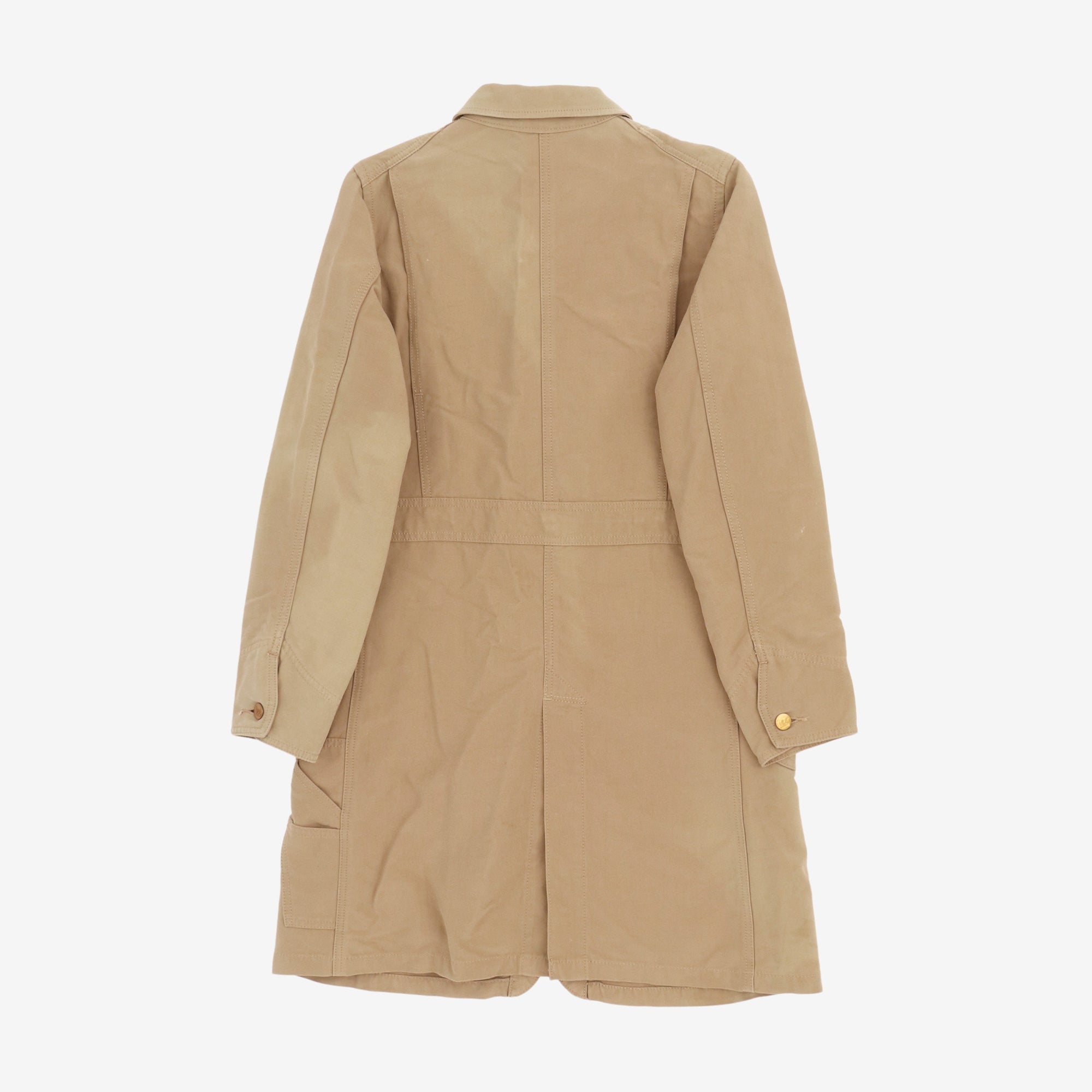 Vintage Back Satin Shop Coat