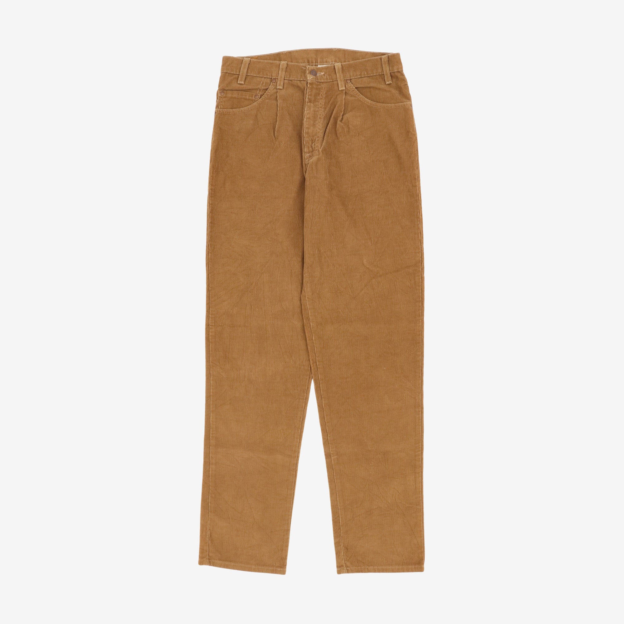 Pleated Loose Corduroy Trousers (34W X 37L)
