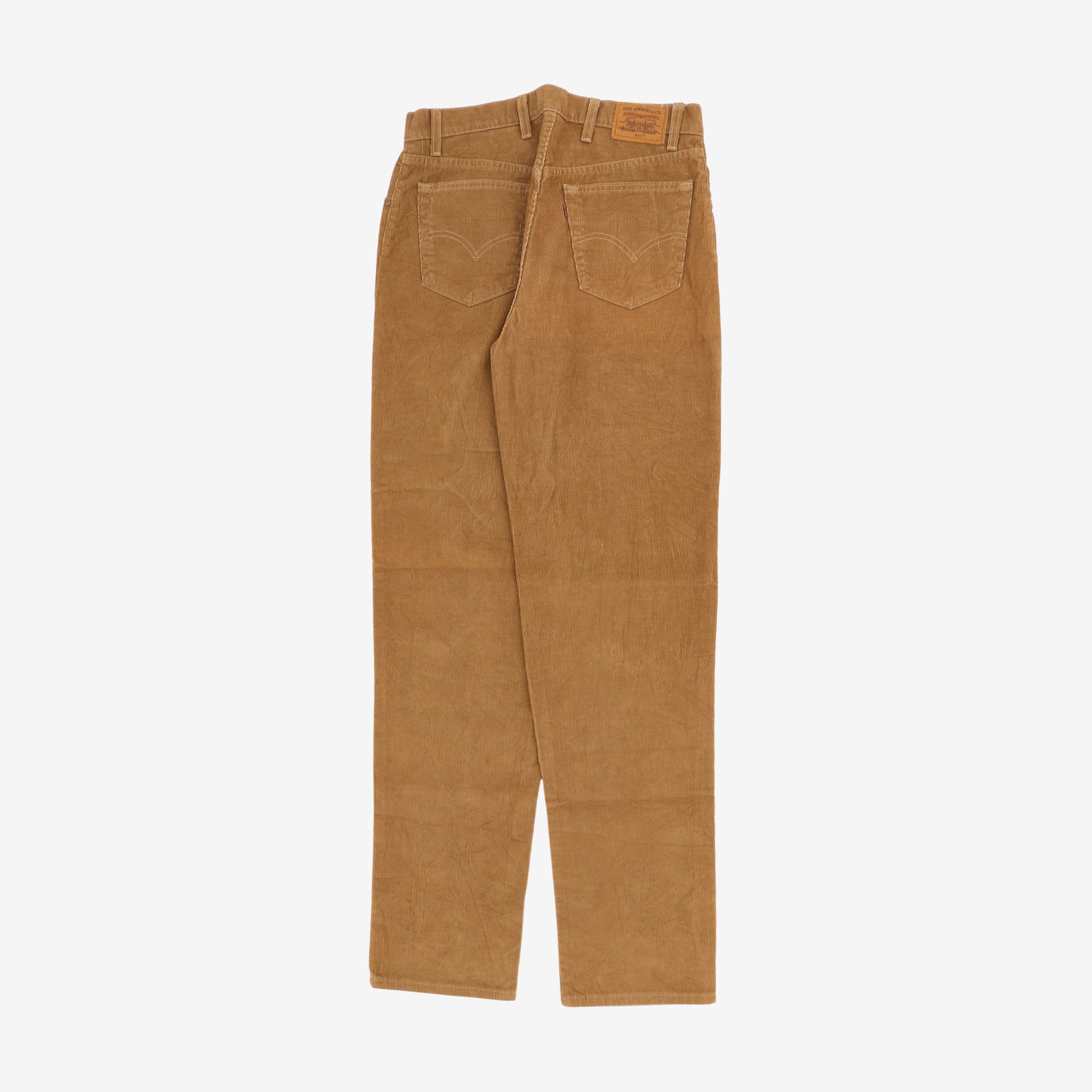 Pleated Loose Corduroy Trousers (34W X 37L)