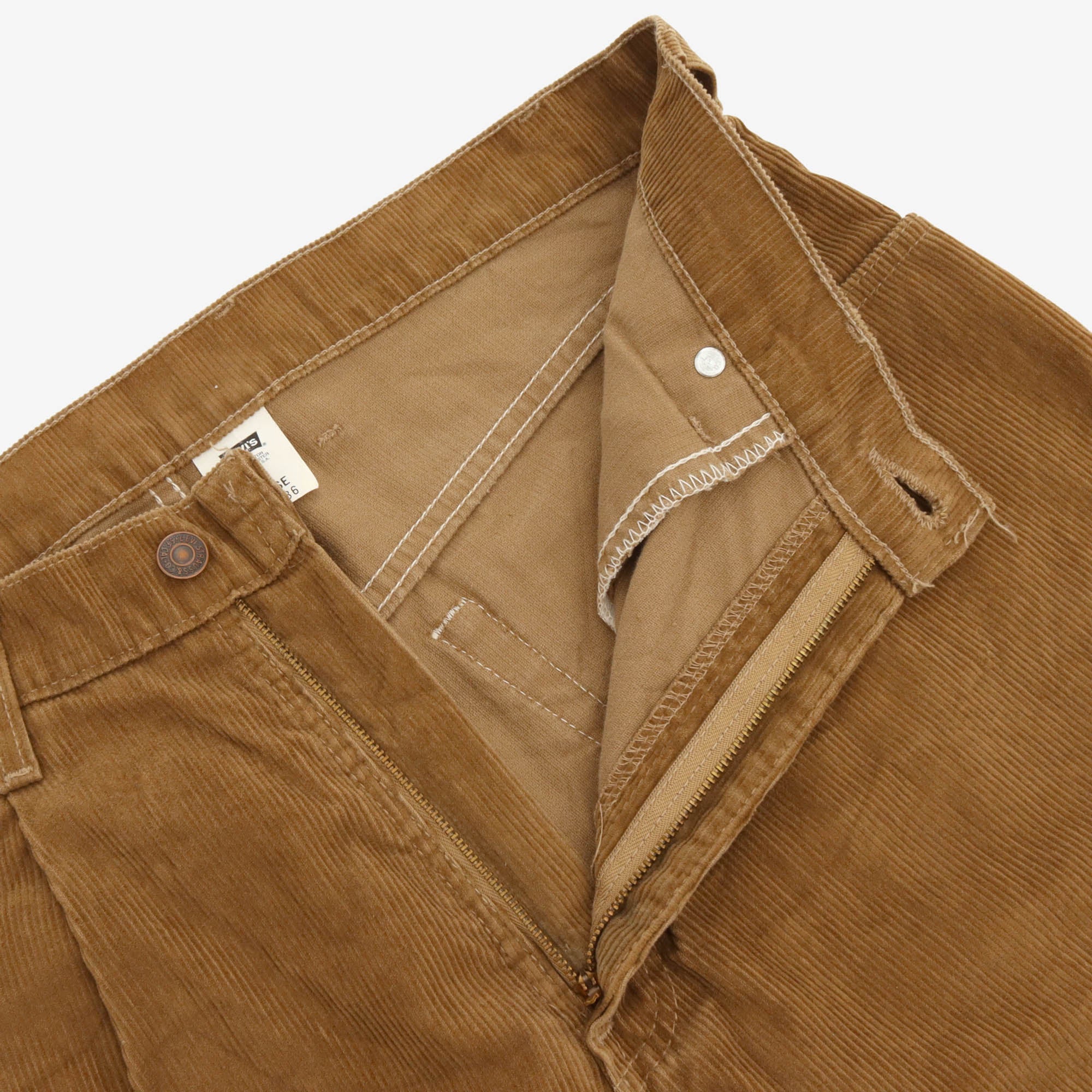 Pleated Loose Corduroy Trousers (34W X 37L)