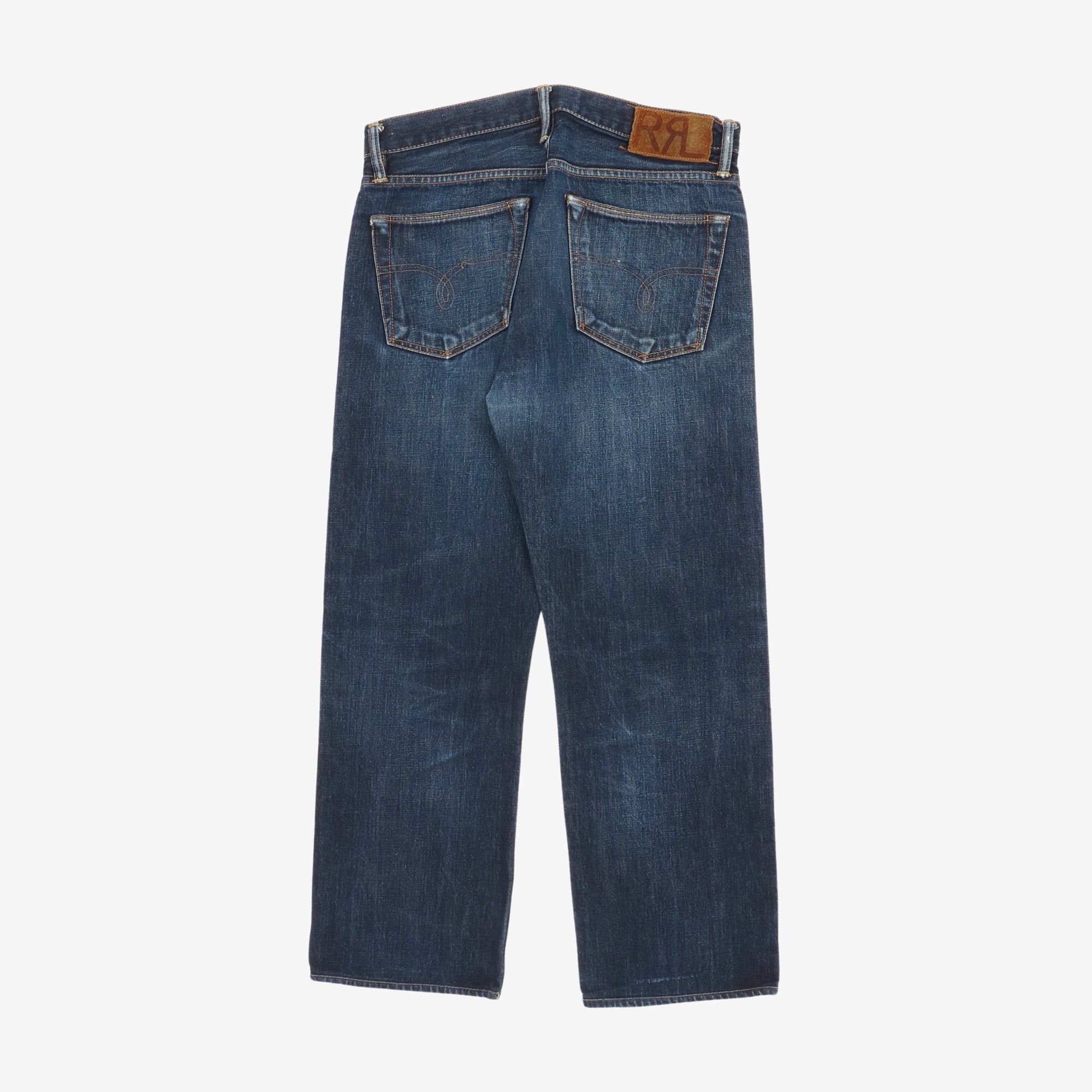 Straight Fit Selvedge Jeans (32W X 27L)