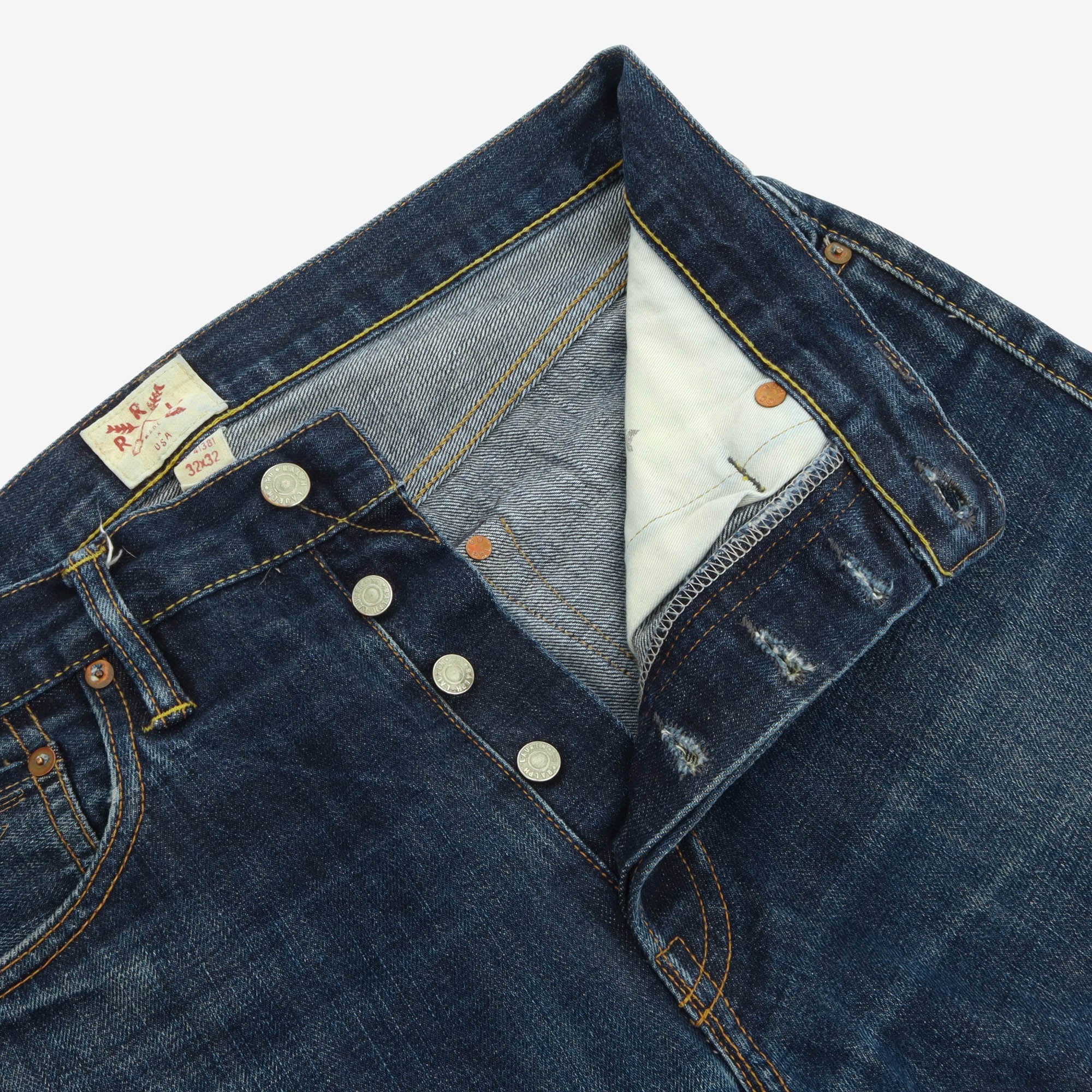 Straight Fit Selvedge Jeans (32W X 27L)