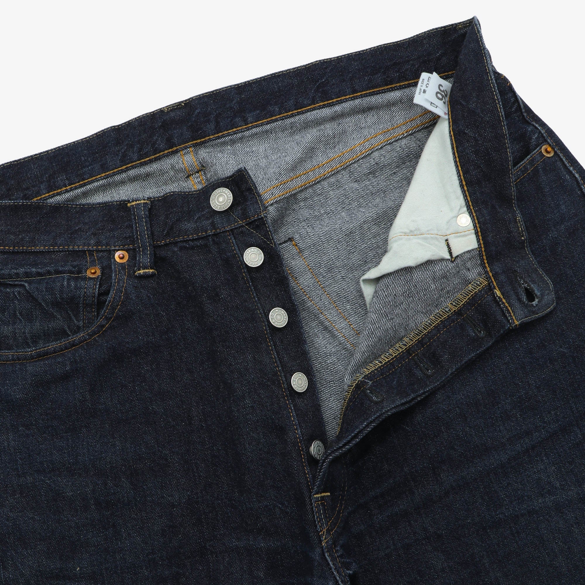 1101 One Wash Selvedge Jeans (35W X 25L)