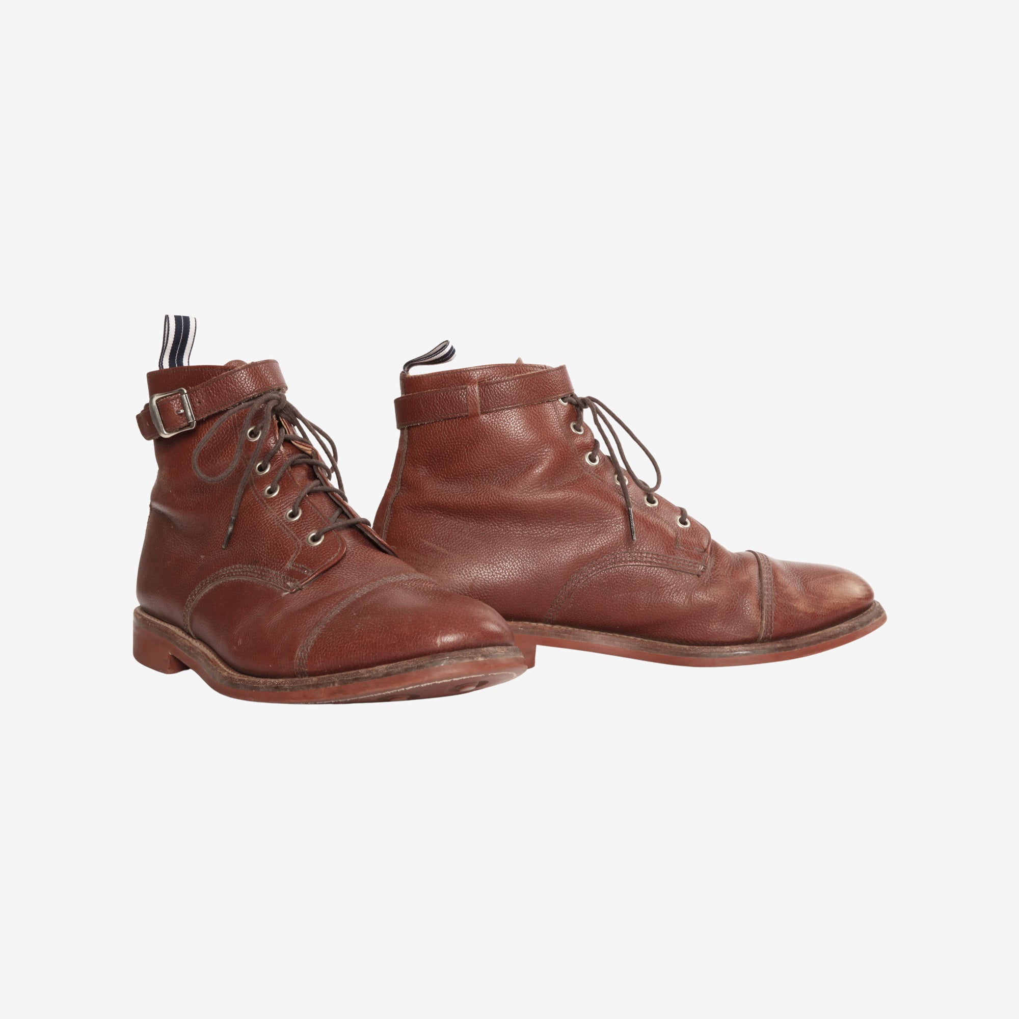 Leather Lace Up Boots
