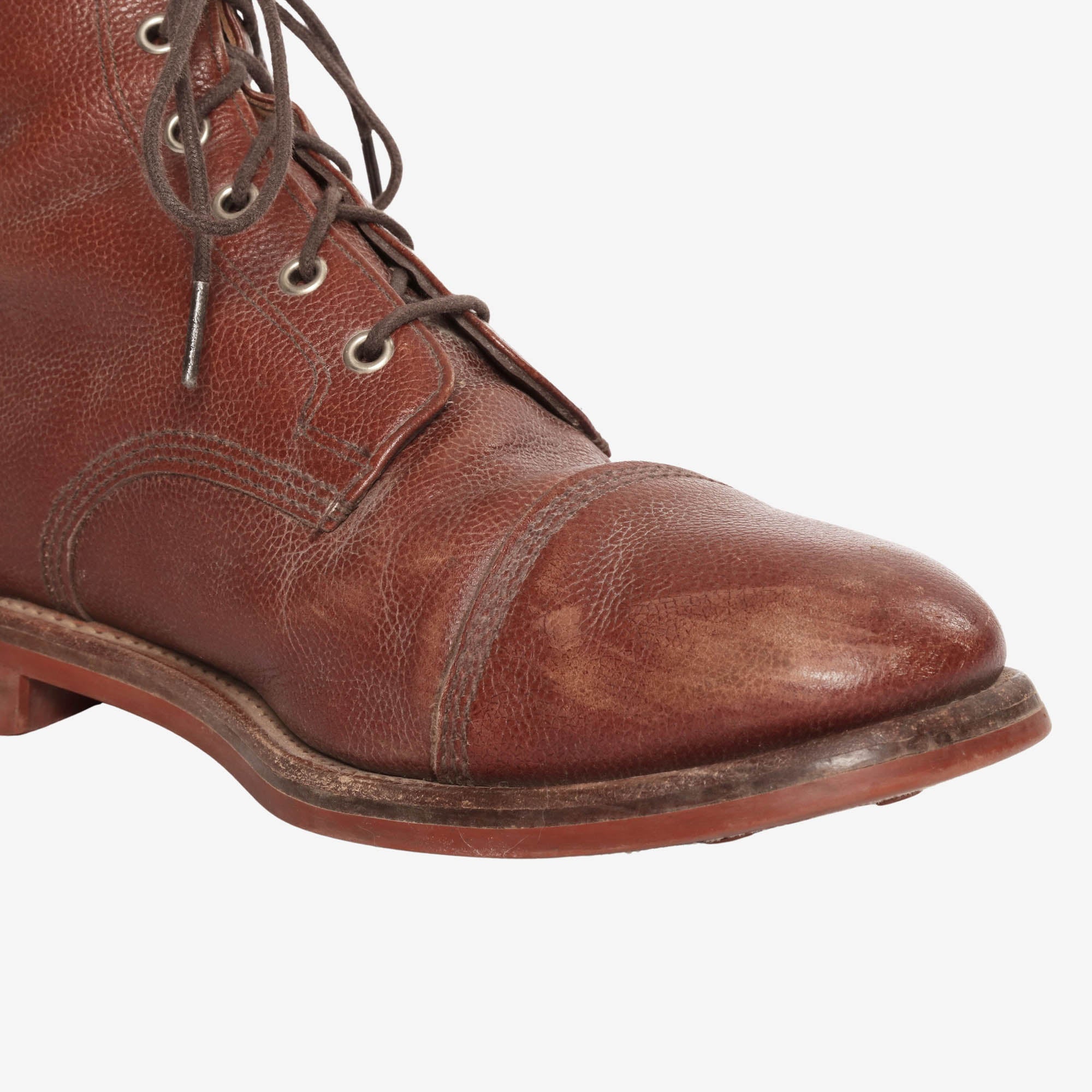 Leather Lace Up Boots