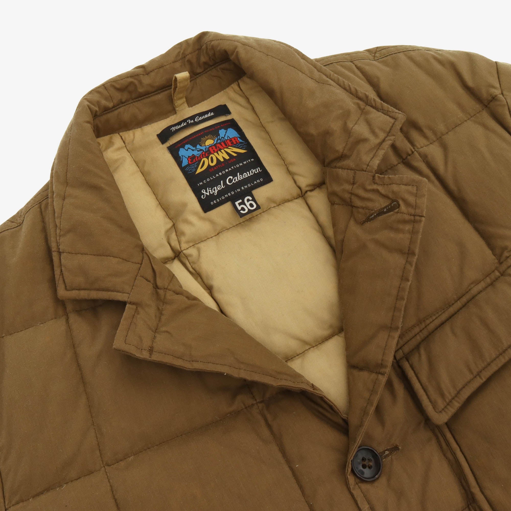 Quilted Oil Down Jacket (Eddie Bauer)