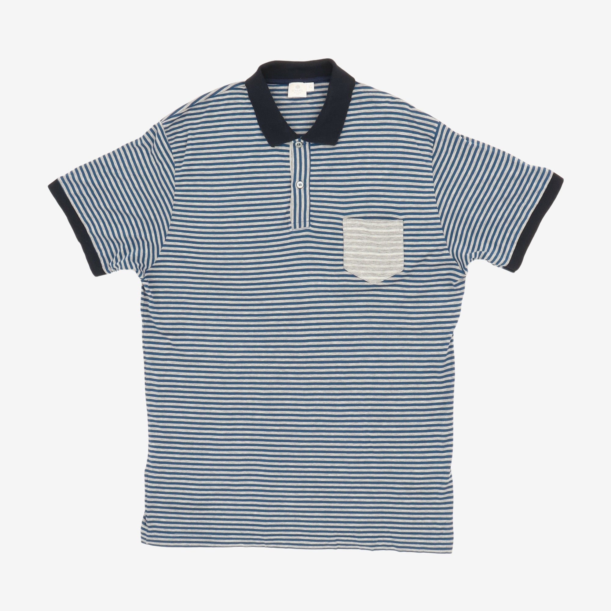 Striped Jersey Polo