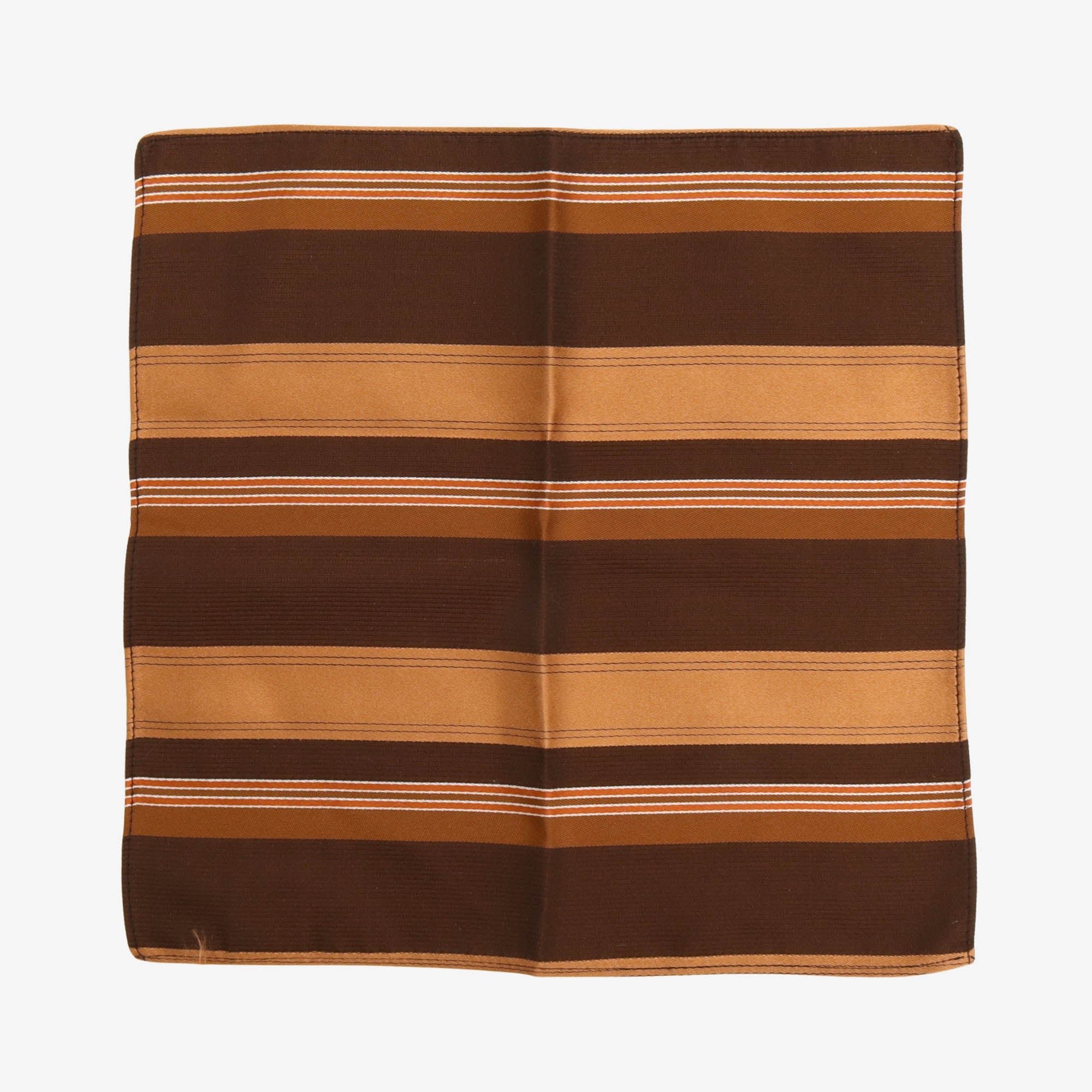 Silk Stripe Pocket Square (Timeworn)