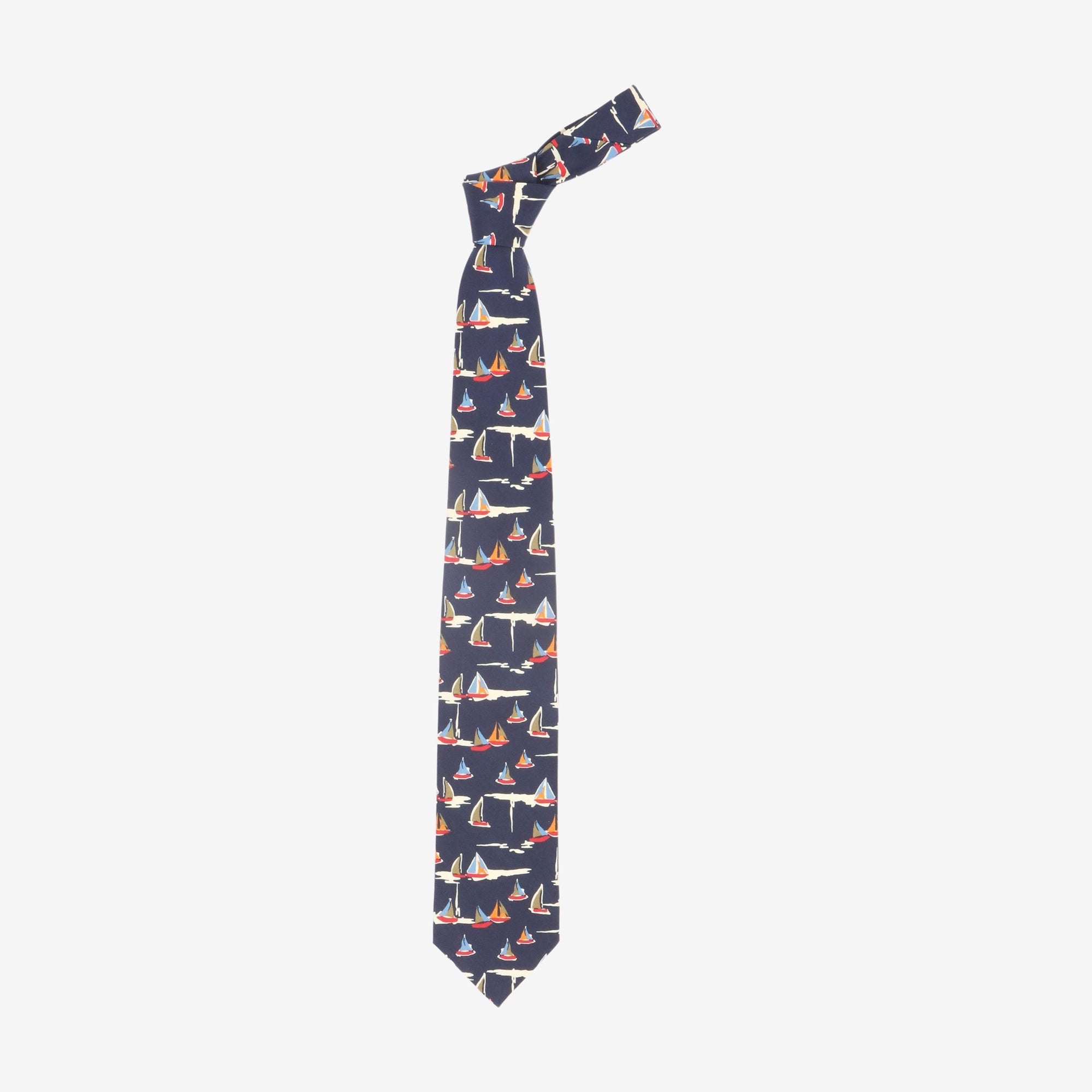 Sailboat Print Tie