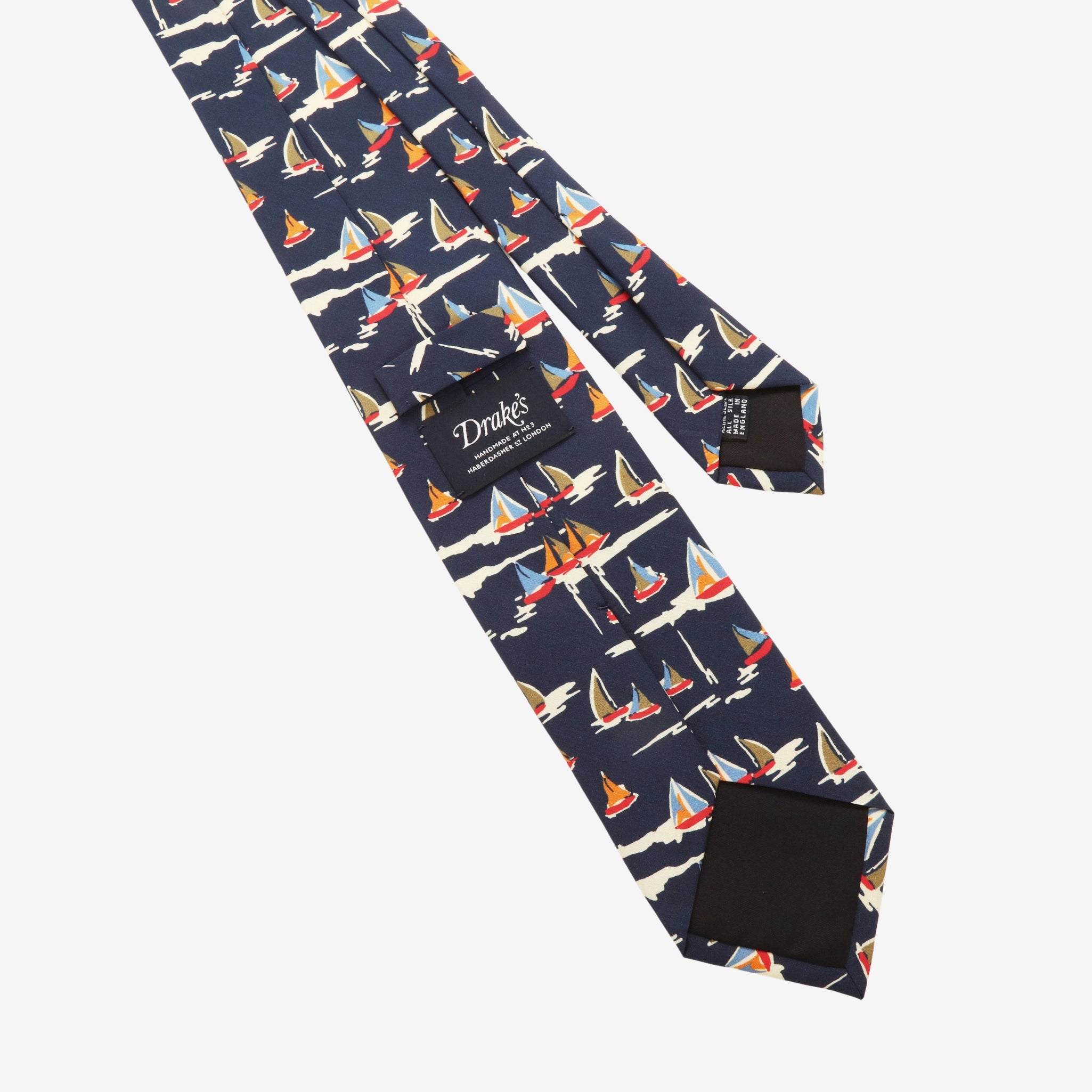 Sailboat Print Tie
