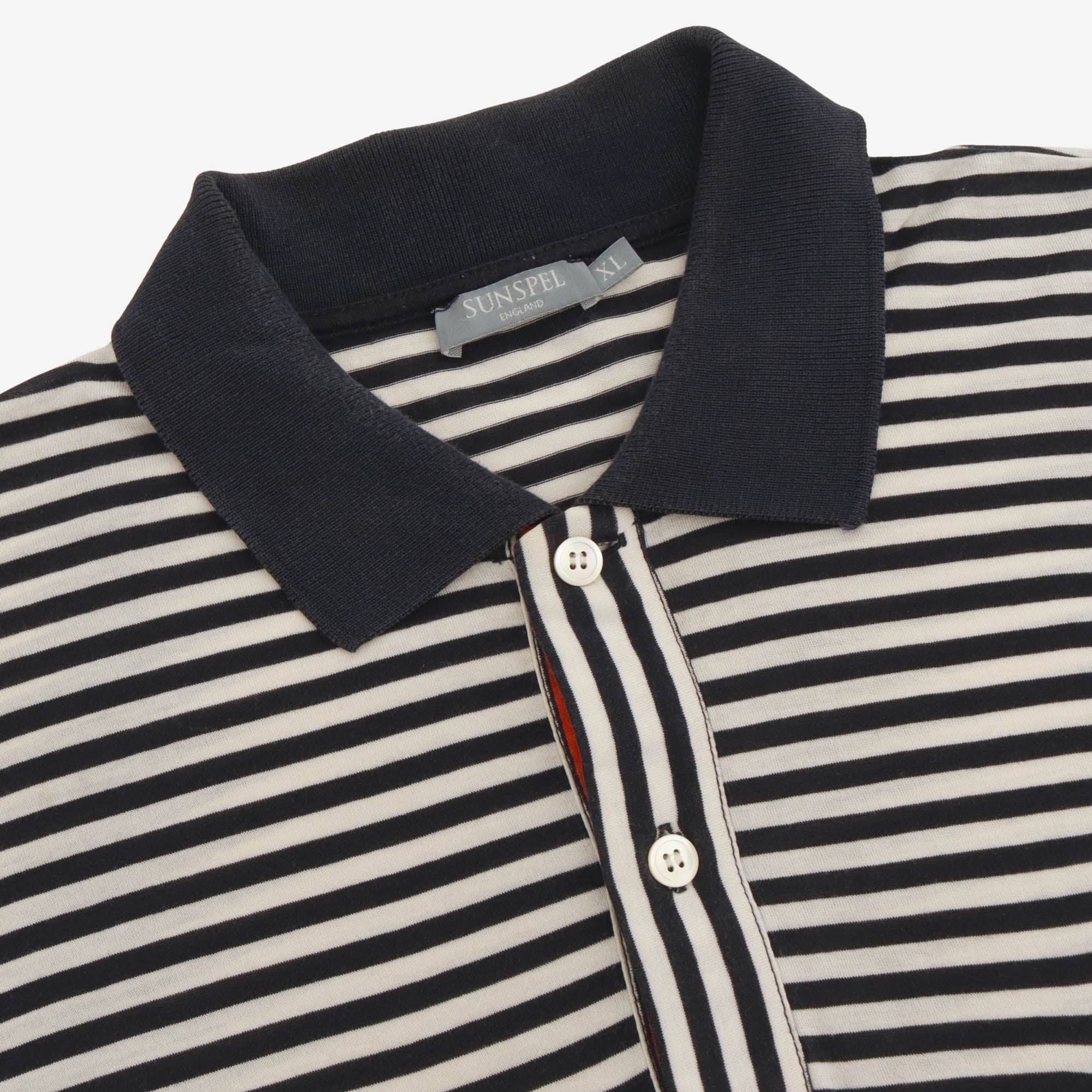 Striped Jersey Polo