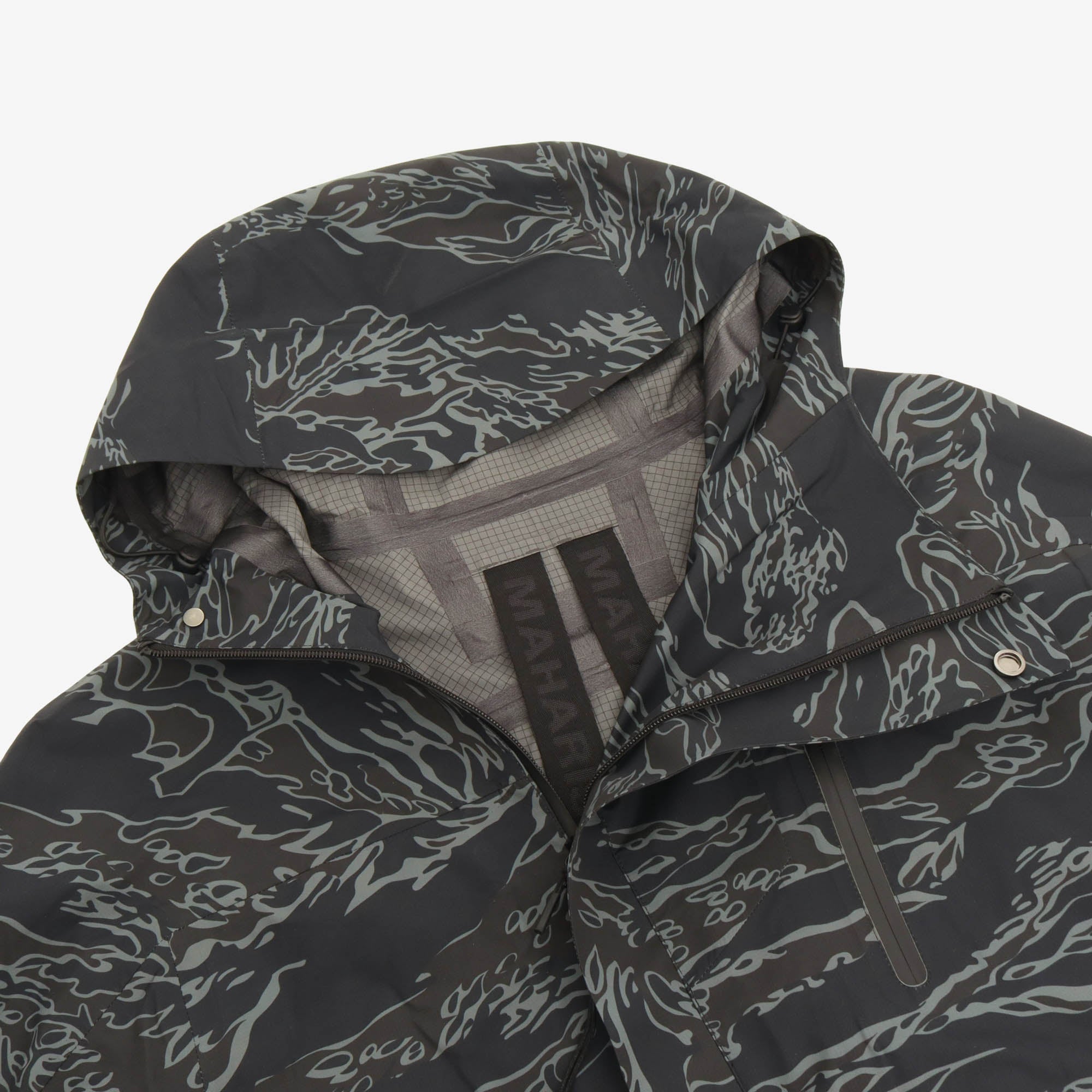 7274 Bonsai Tigerstripe Asym Parka