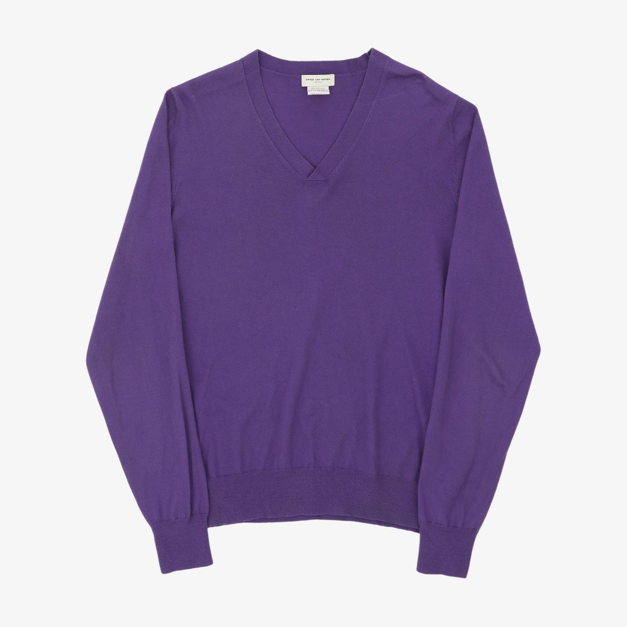 Merino Blend V Neck Sweater