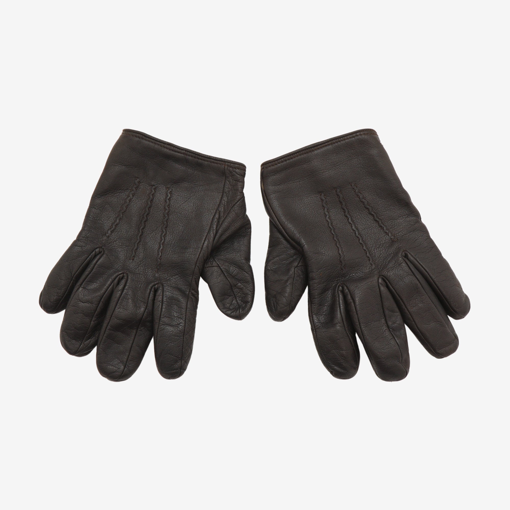 Leather Cashmere Driving Gloves