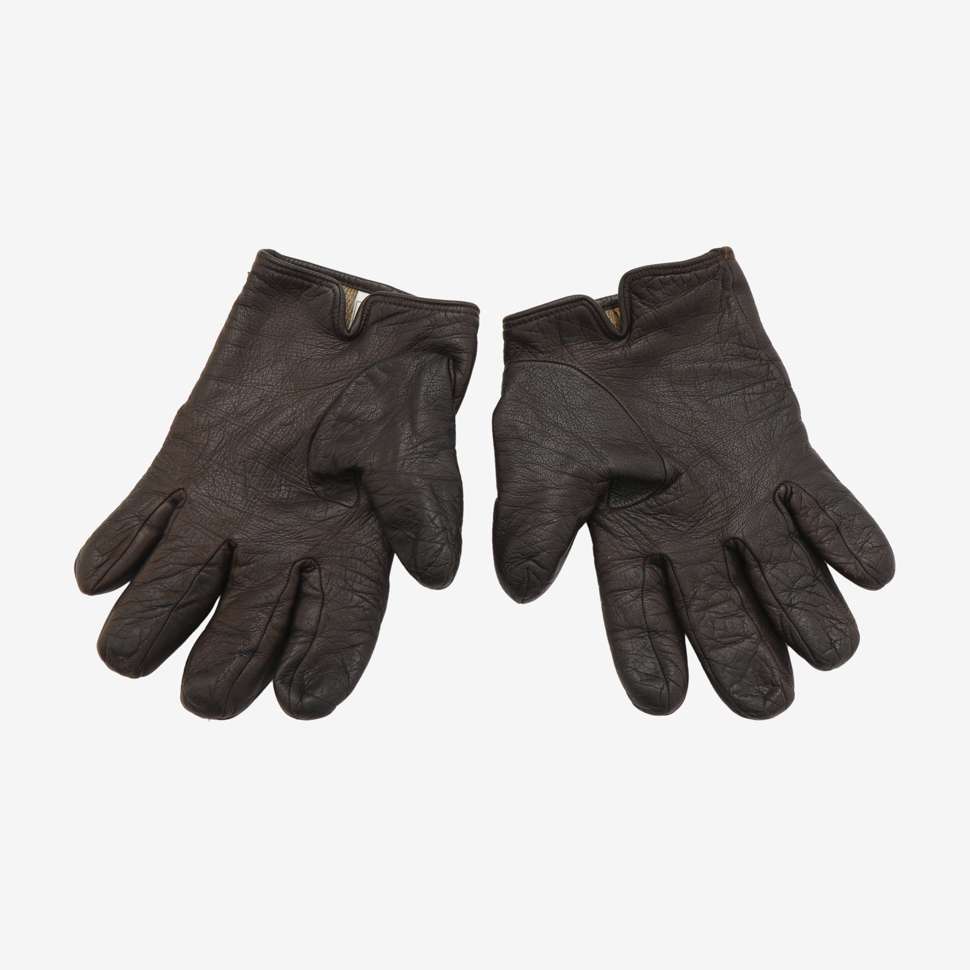 Leather Cashmere Driving Gloves