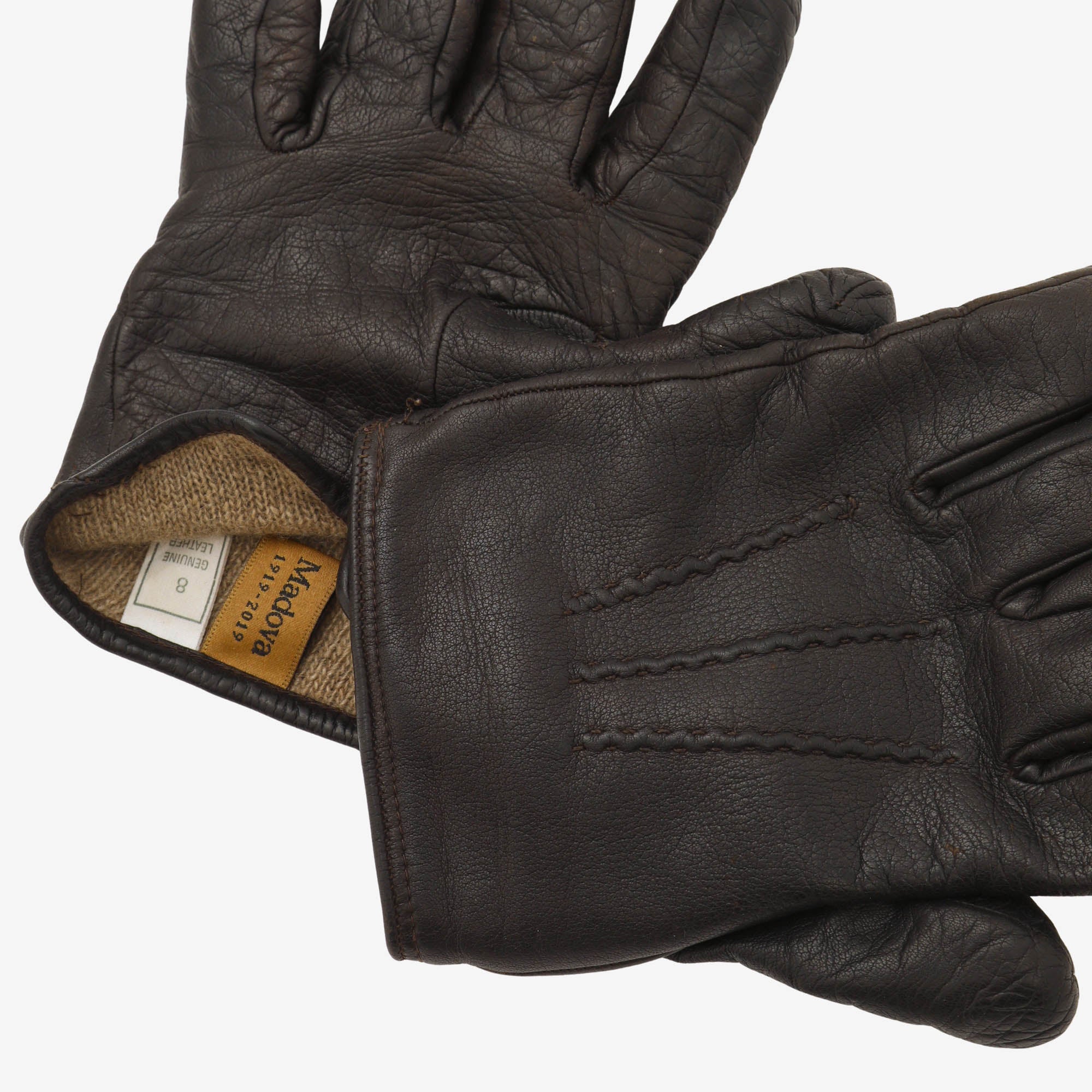 Leather Cashmere Driving Gloves